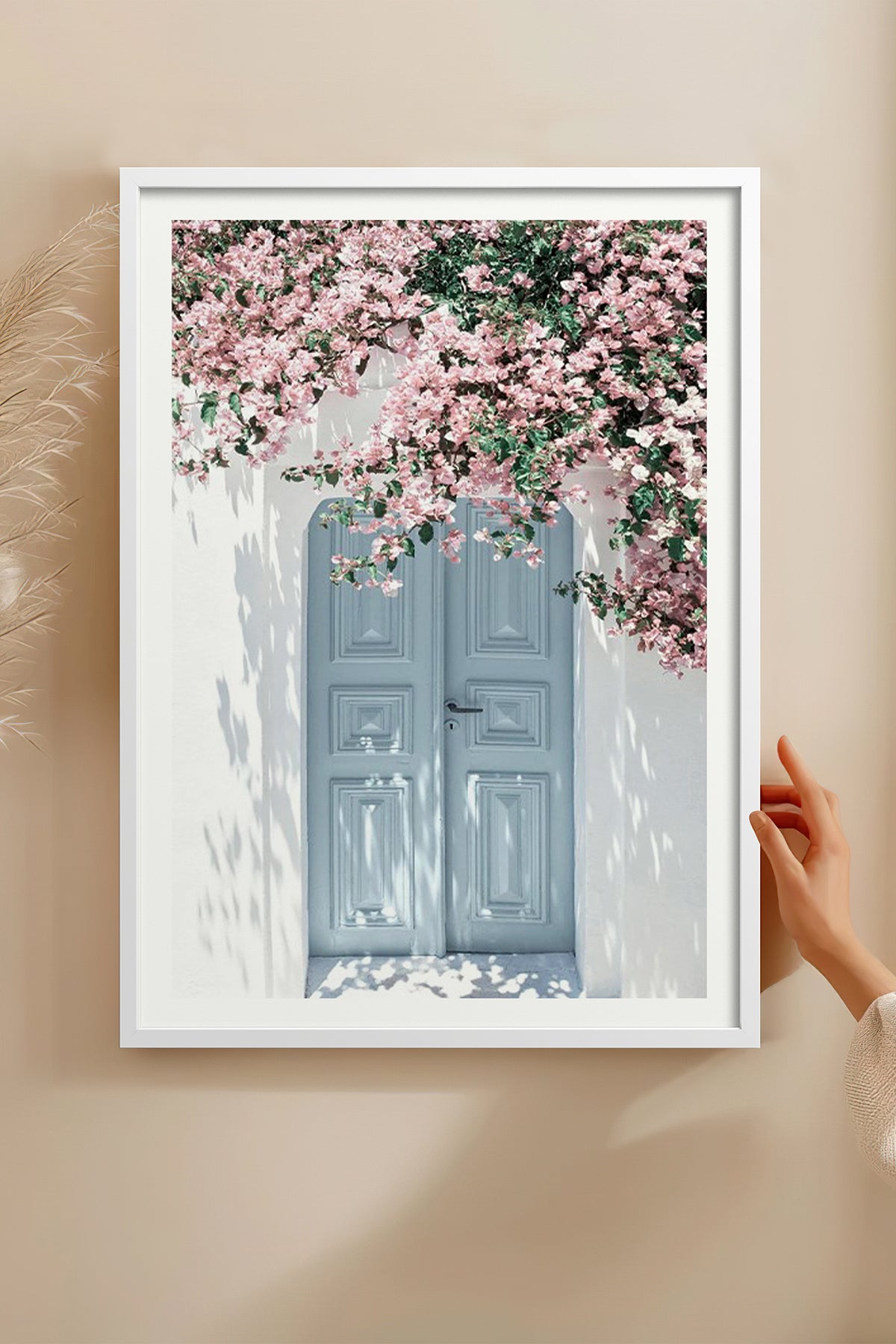 HOMEPACK Ahşap Çerçeveli Tablo Çerçeveli Poster Sanatsal Modern Duvar Dekoru BEK-8060