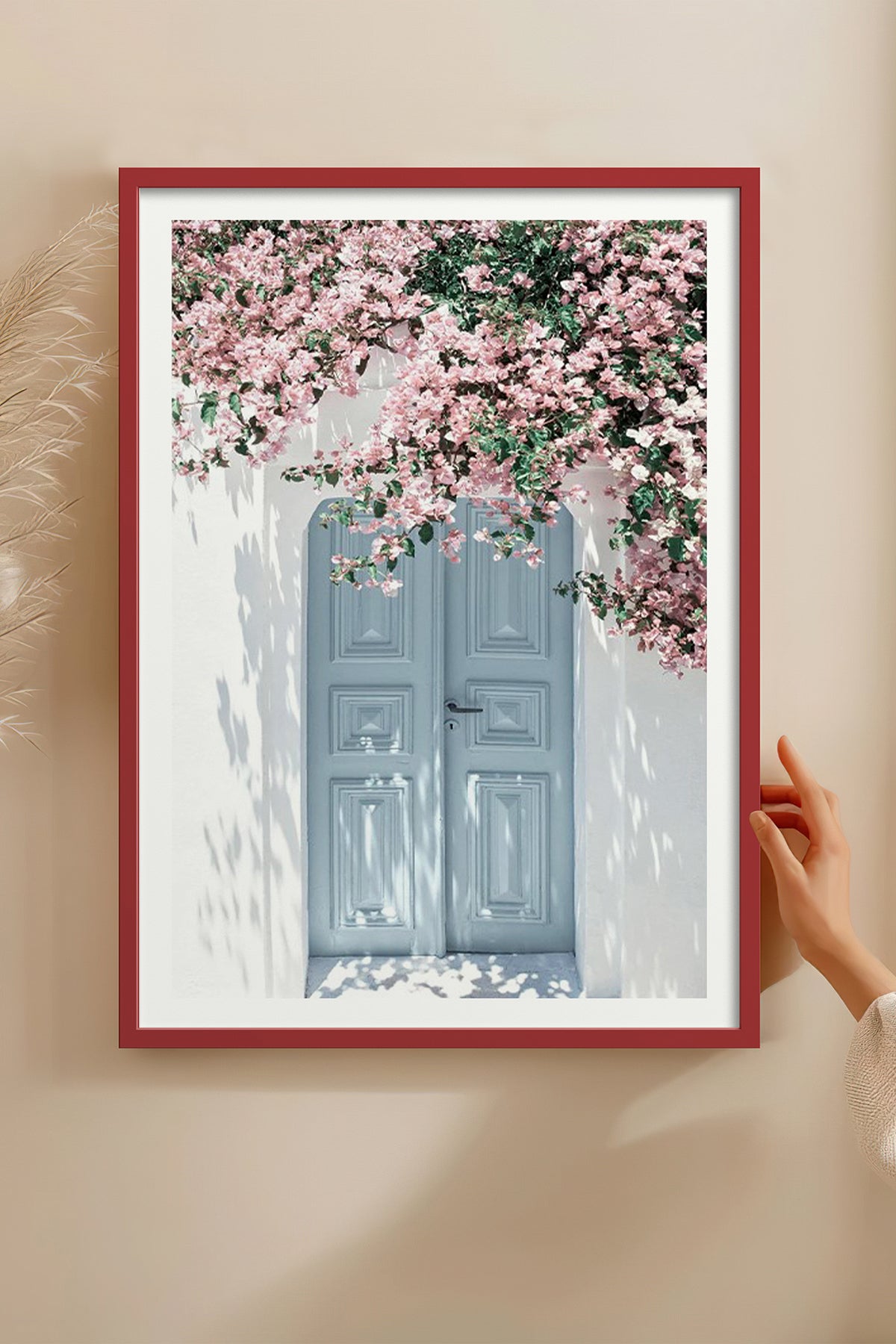 HOMEPACK Ahşap Çerçeveli Tablo Çerçeveli Poster Sanatsal Modern Duvar Dekoru BEK-8060