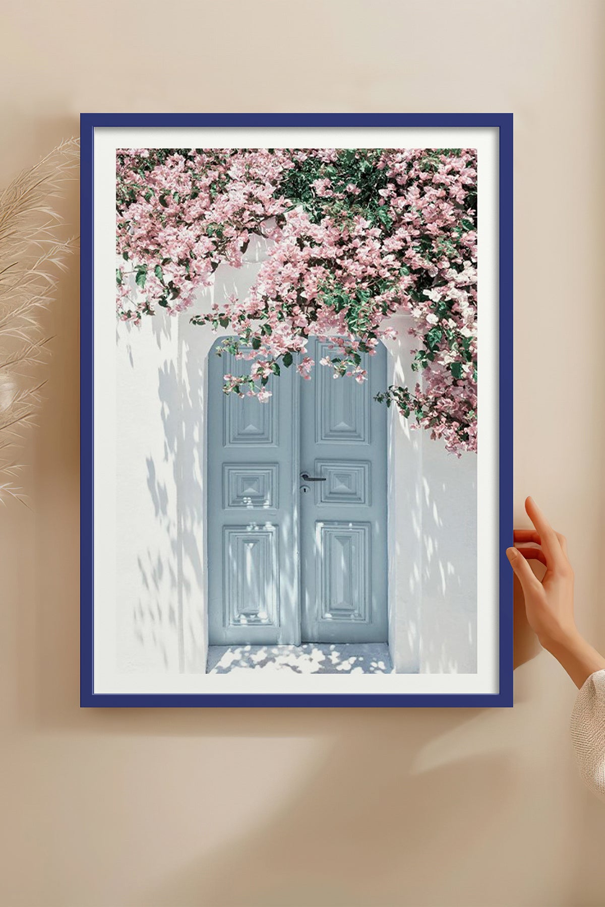 HOMEPACK Ahşap Çerçeveli Tablo Çerçeveli Poster Sanatsal Modern Duvar Dekoru BEK-8060