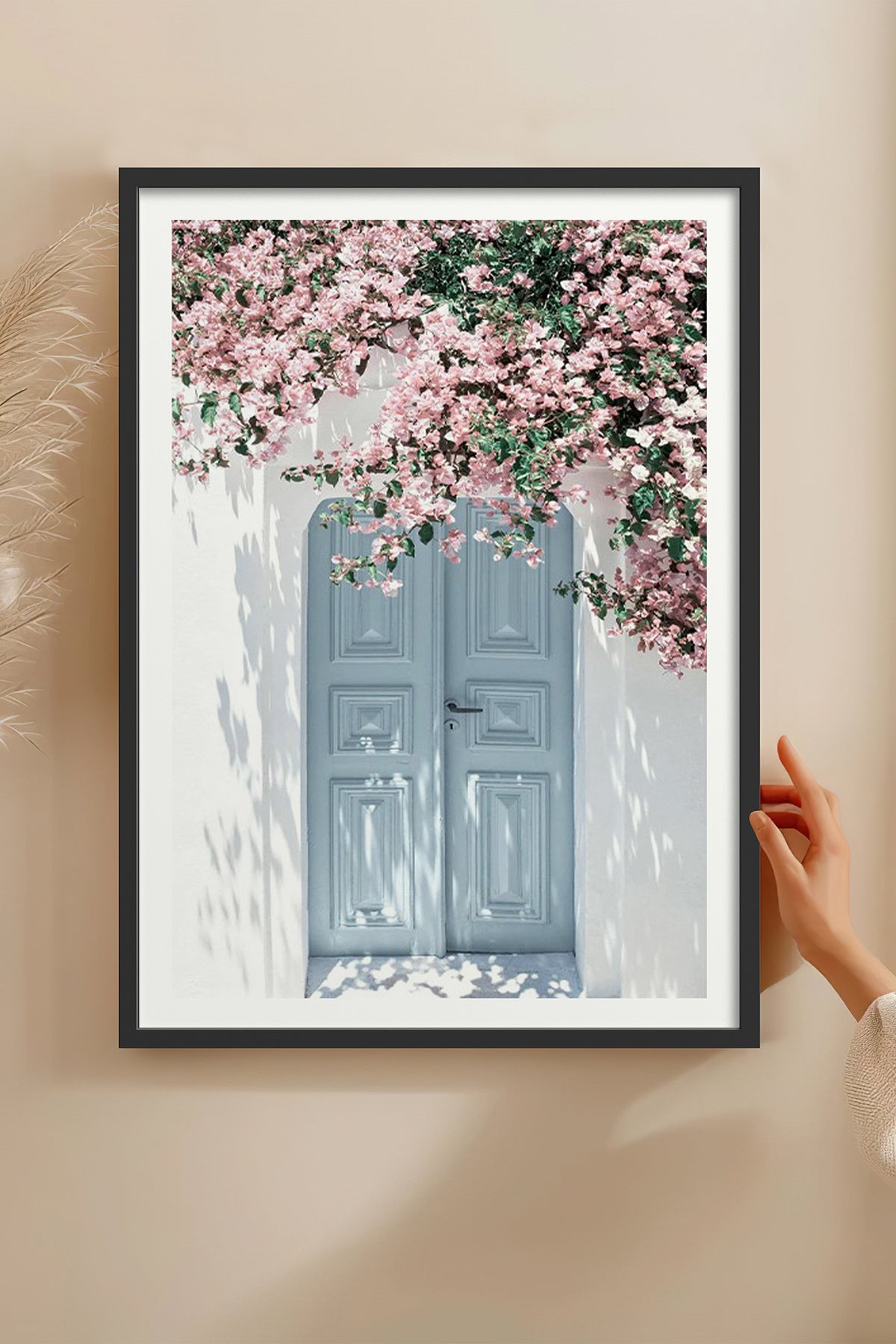 HOMEPACK Ahşap Çerçeveli Tablo Çerçeveli Poster Sanatsal Modern Duvar Dekoru BEK-8060