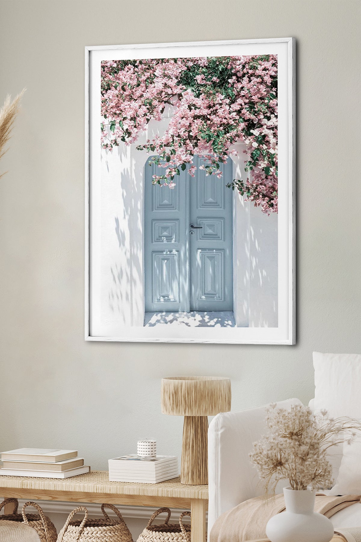 HOMEPACK Ahşap Çerçeveli Tablo Çerçeveli Poster Sanatsal Modern Duvar Dekoru BEK-8060