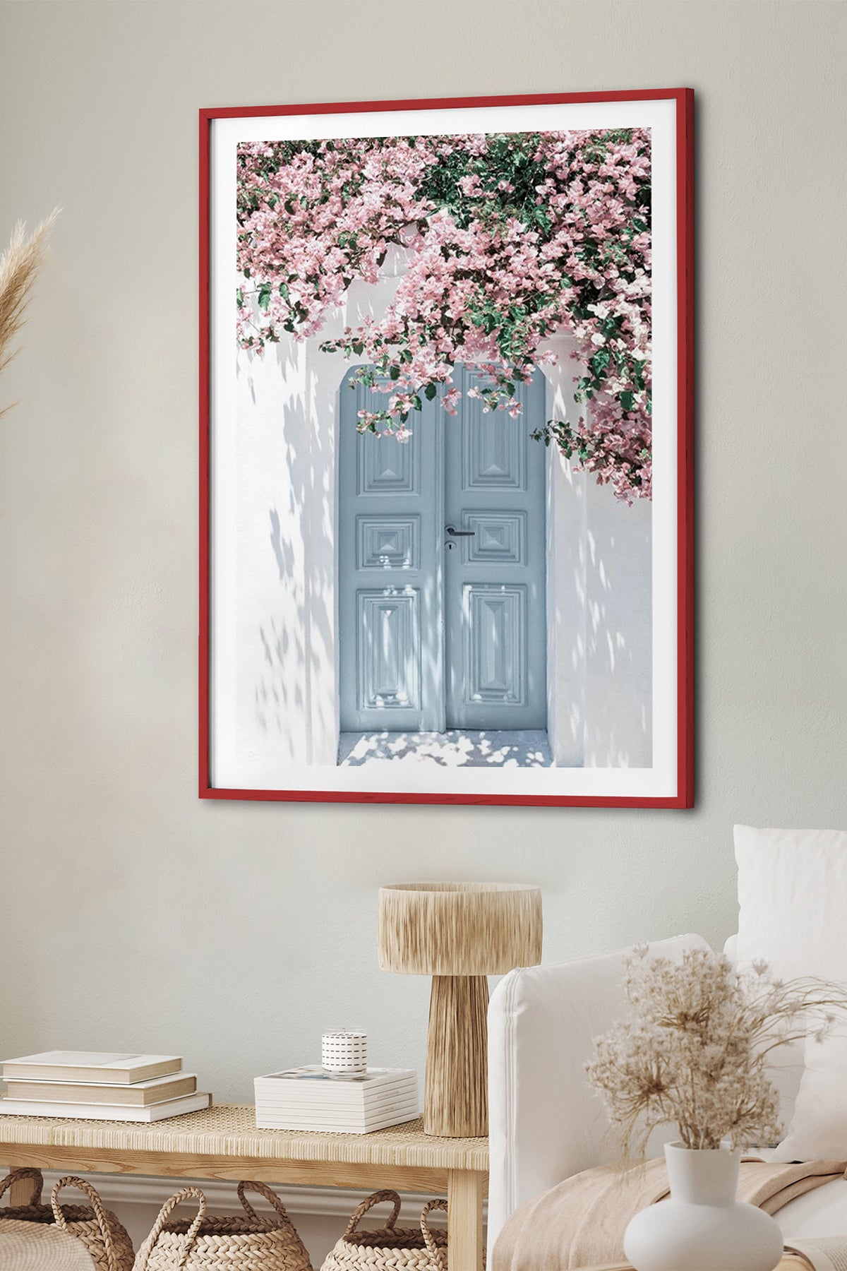 HOMEPACK Ahşap Çerçeveli Tablo Çerçeveli Poster Sanatsal Modern Duvar Dekoru BEK-8060