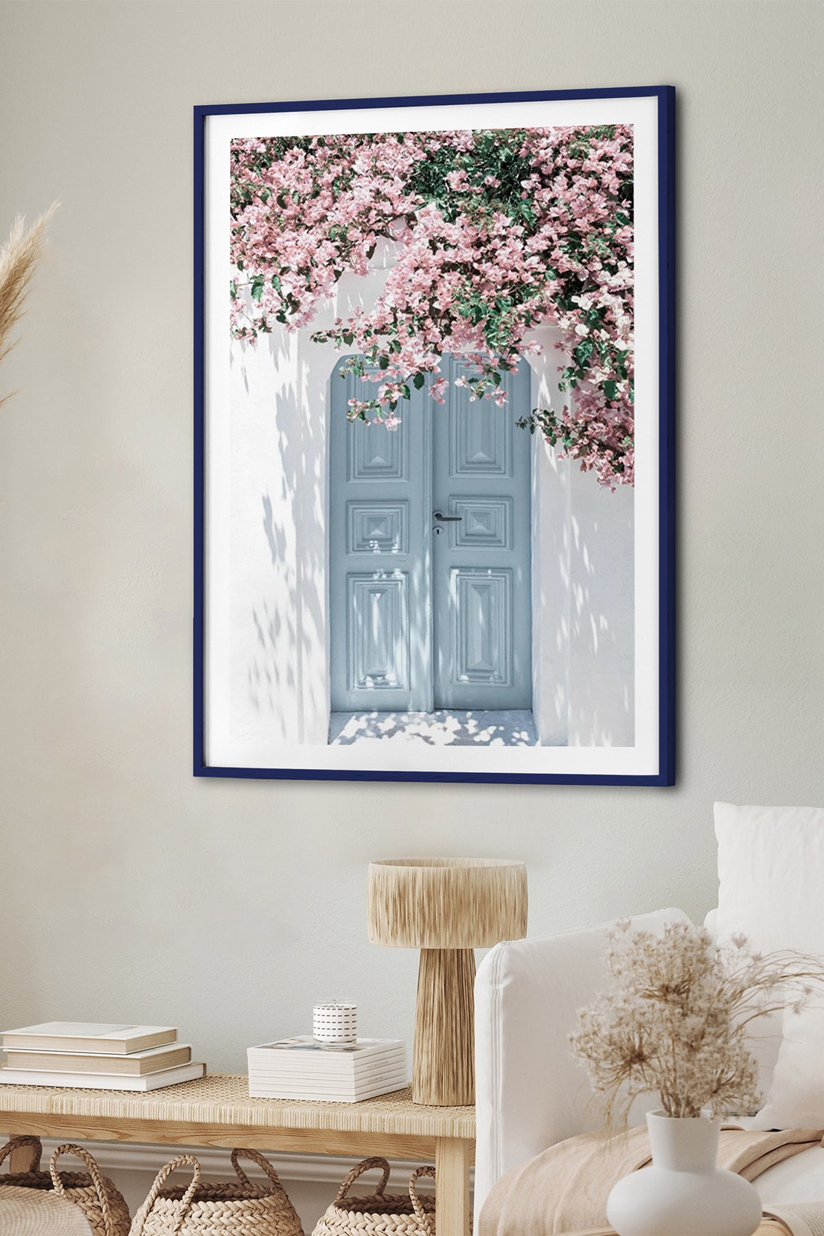 HOMEPACK Ahşap Çerçeveli Tablo Çerçeveli Poster Sanatsal Modern Duvar Dekoru BEK-8060