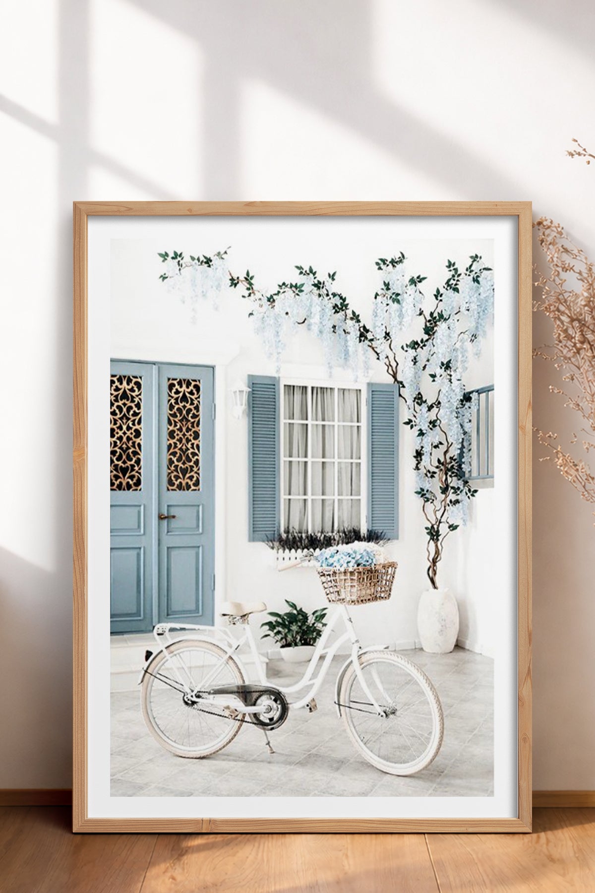HOMEPACK Ahşap Çerçeveli Tablo Çerçeveli Poster Sanatsal Modern Duvar Dekoru BEK-8061