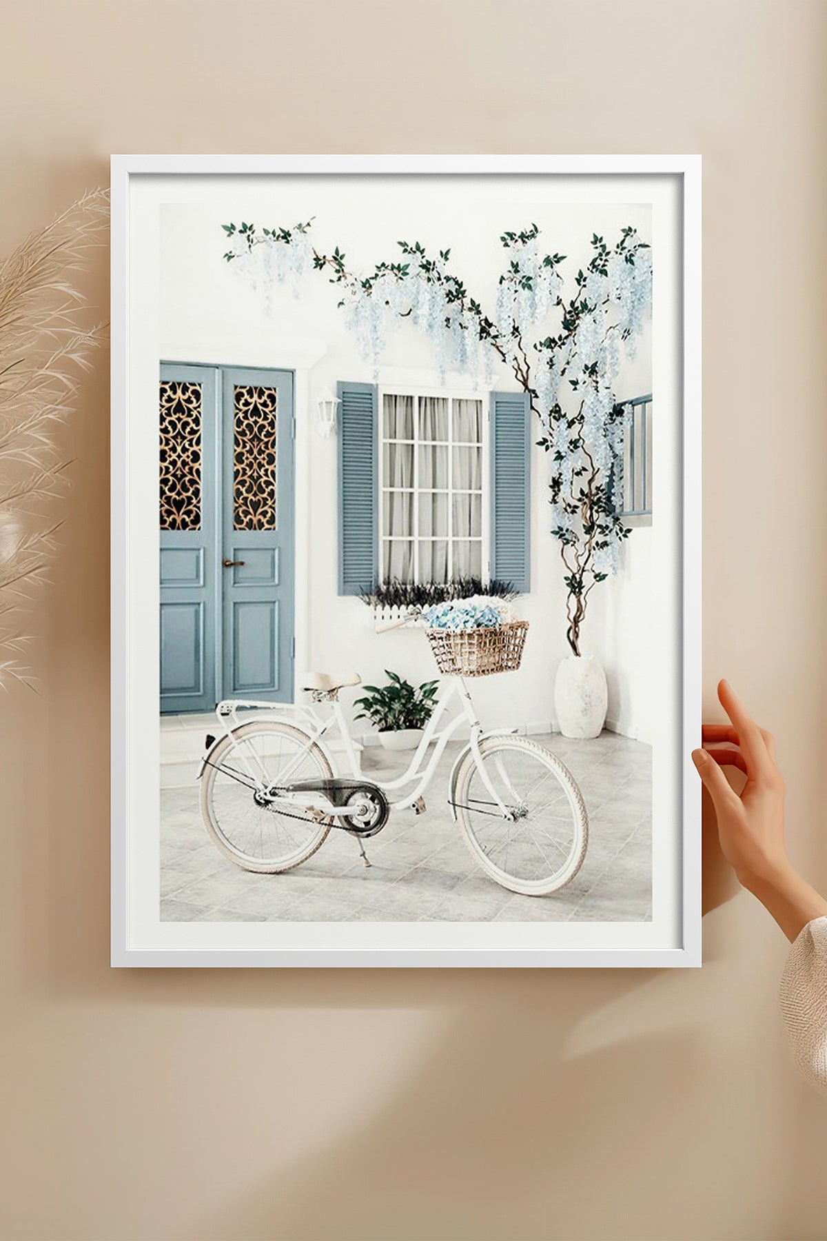 HOMEPACK Ahşap Çerçeveli Tablo Çerçeveli Poster Sanatsal Modern Duvar Dekoru BEK-8061