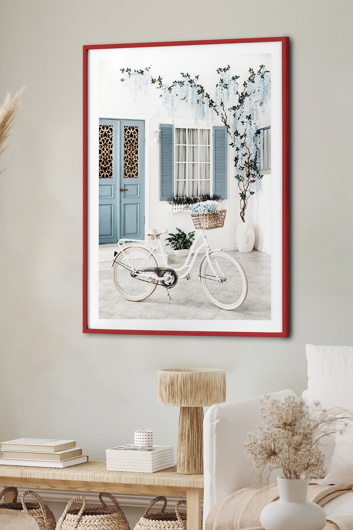 HOMEPACK Ahşap Çerçeveli Tablo Çerçeveli Poster Sanatsal Modern Duvar Dekoru BEK-8061