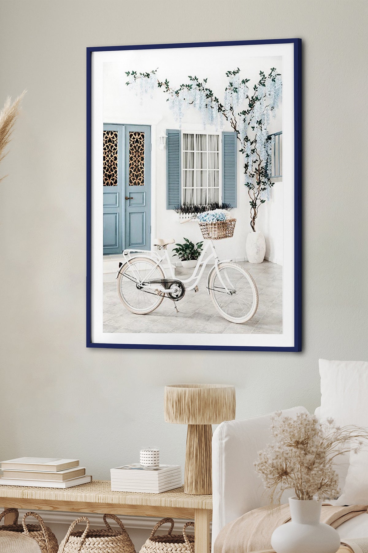 HOMEPACK Ahşap Çerçeveli Tablo Çerçeveli Poster Sanatsal Modern Duvar Dekoru BEK-8061