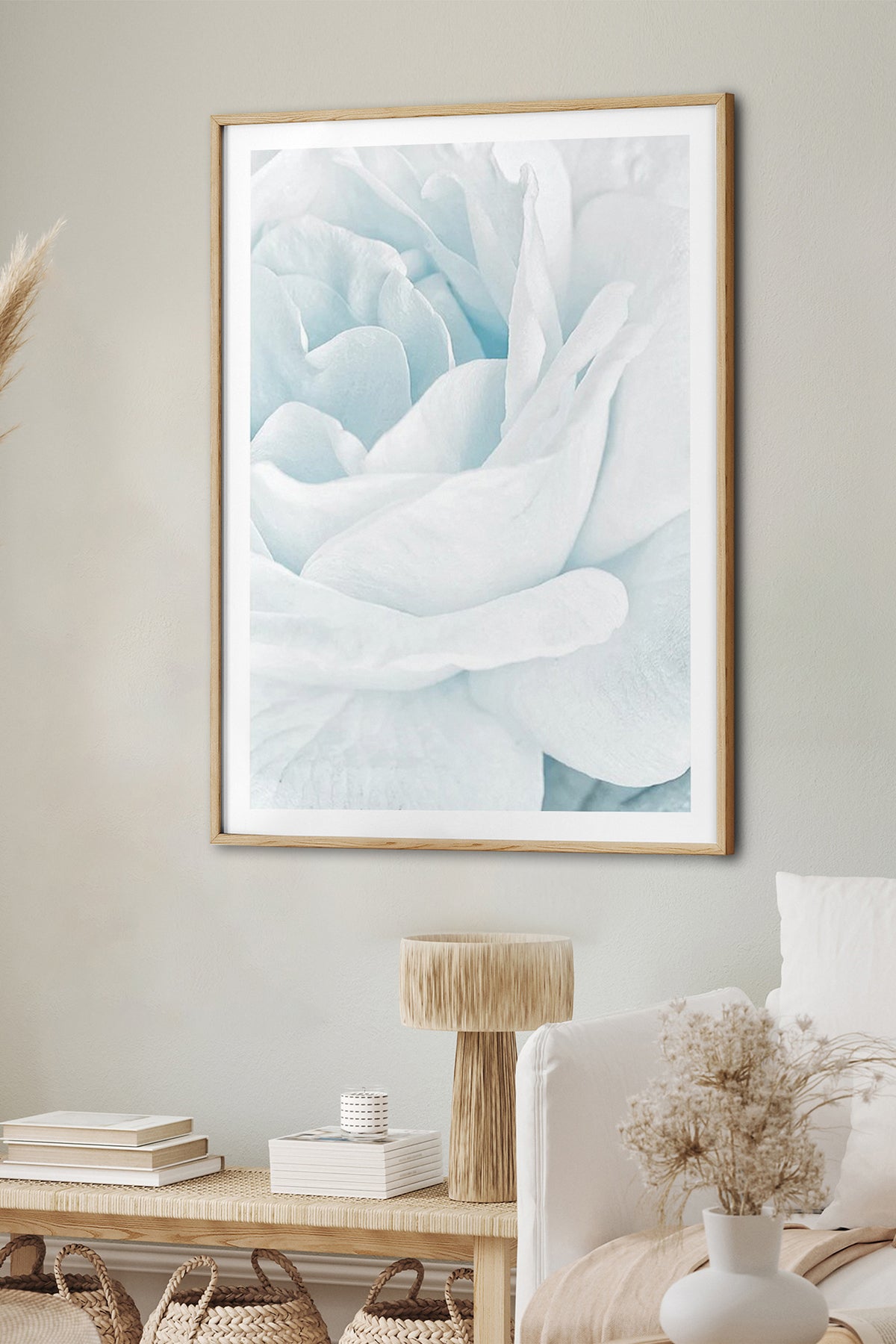 HOMEPACK Ahşap Çerçeveli Tablo Çerçeveli Poster Sanatsal Modern Duvar Dekoru BEK-8062