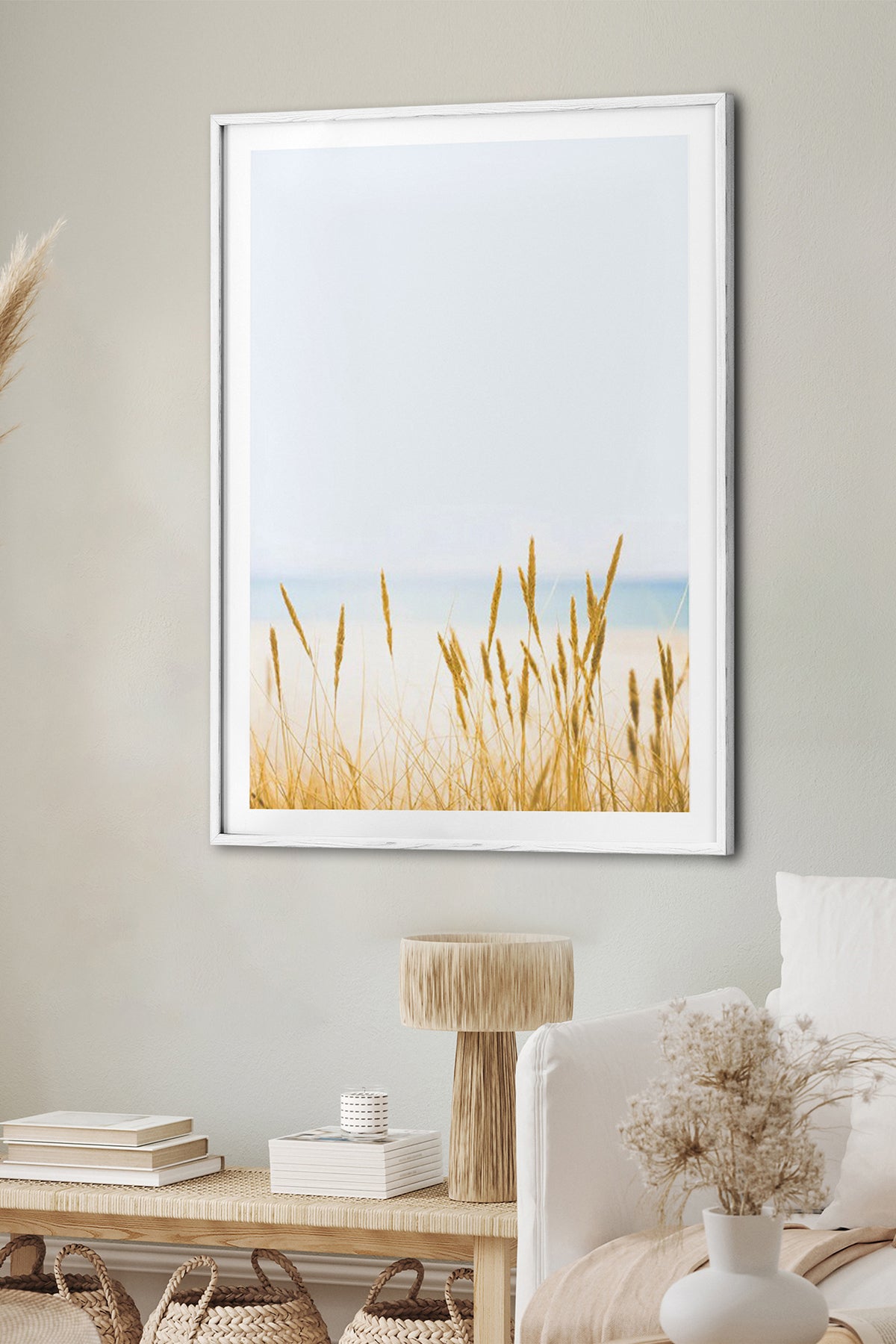 HOMEPACK Ahşap Çerçeveli Tablo Çerçeveli Poster Sanatsal Modern Duvar Dekoru BEK-8063