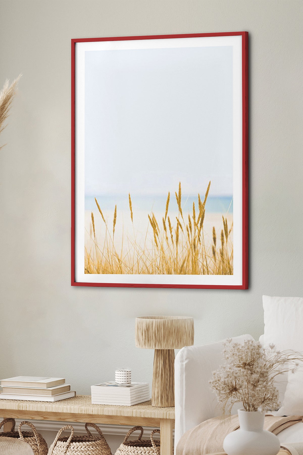 HOMEPACK Ahşap Çerçeveli Tablo Çerçeveli Poster Sanatsal Modern Duvar Dekoru BEK-8063