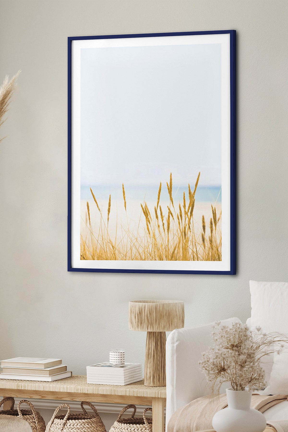HOMEPACK Ahşap Çerçeveli Tablo Çerçeveli Poster Sanatsal Modern Duvar Dekoru BEK-8063
