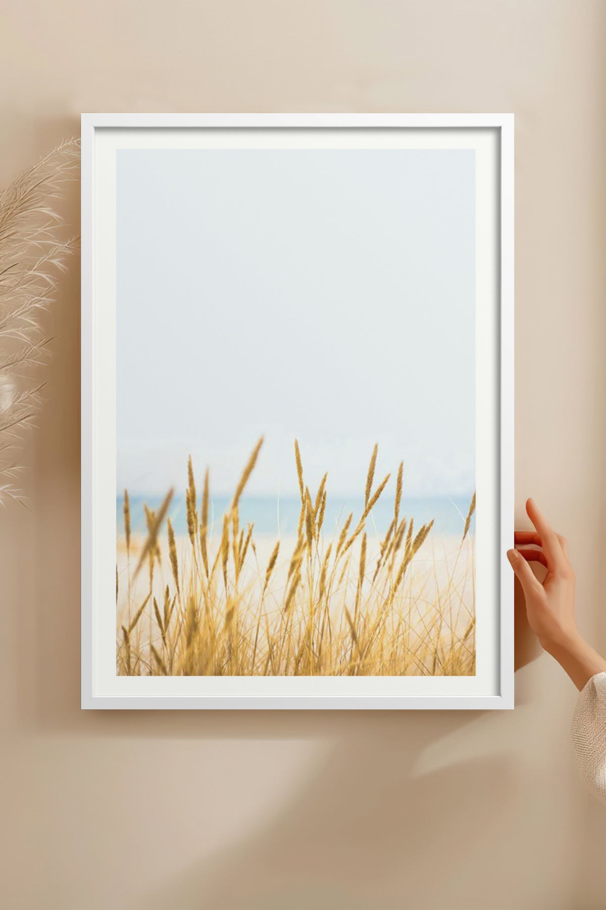 HOMEPACK Ahşap Çerçeveli Tablo Çerçeveli Poster Sanatsal Modern Duvar Dekoru BEK-8064