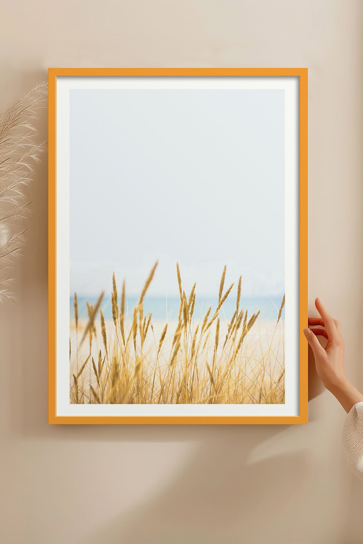 HOMEPACK Ahşap Çerçeveli Tablo Çerçeveli Poster Sanatsal Modern Duvar Dekoru BEK-8064