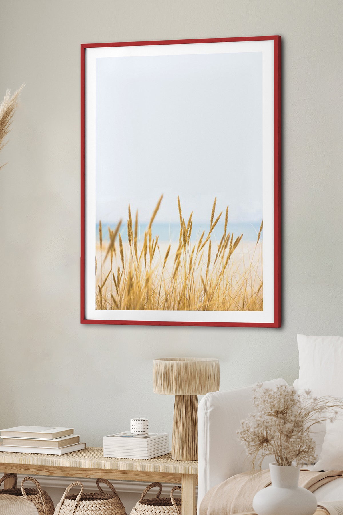 HOMEPACK Ahşap Çerçeveli Tablo Çerçeveli Poster Sanatsal Modern Duvar Dekoru BEK-8064