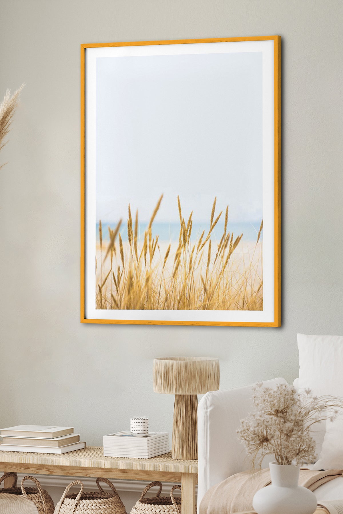 HOMEPACK Ahşap Çerçeveli Tablo Çerçeveli Poster Sanatsal Modern Duvar Dekoru BEK-8064