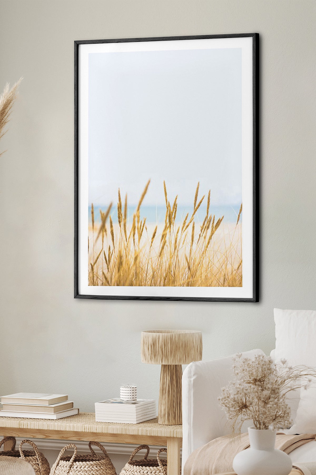 HOMEPACK Ahşap Çerçeveli Tablo Çerçeveli Poster Sanatsal Modern Duvar Dekoru BEK-8064