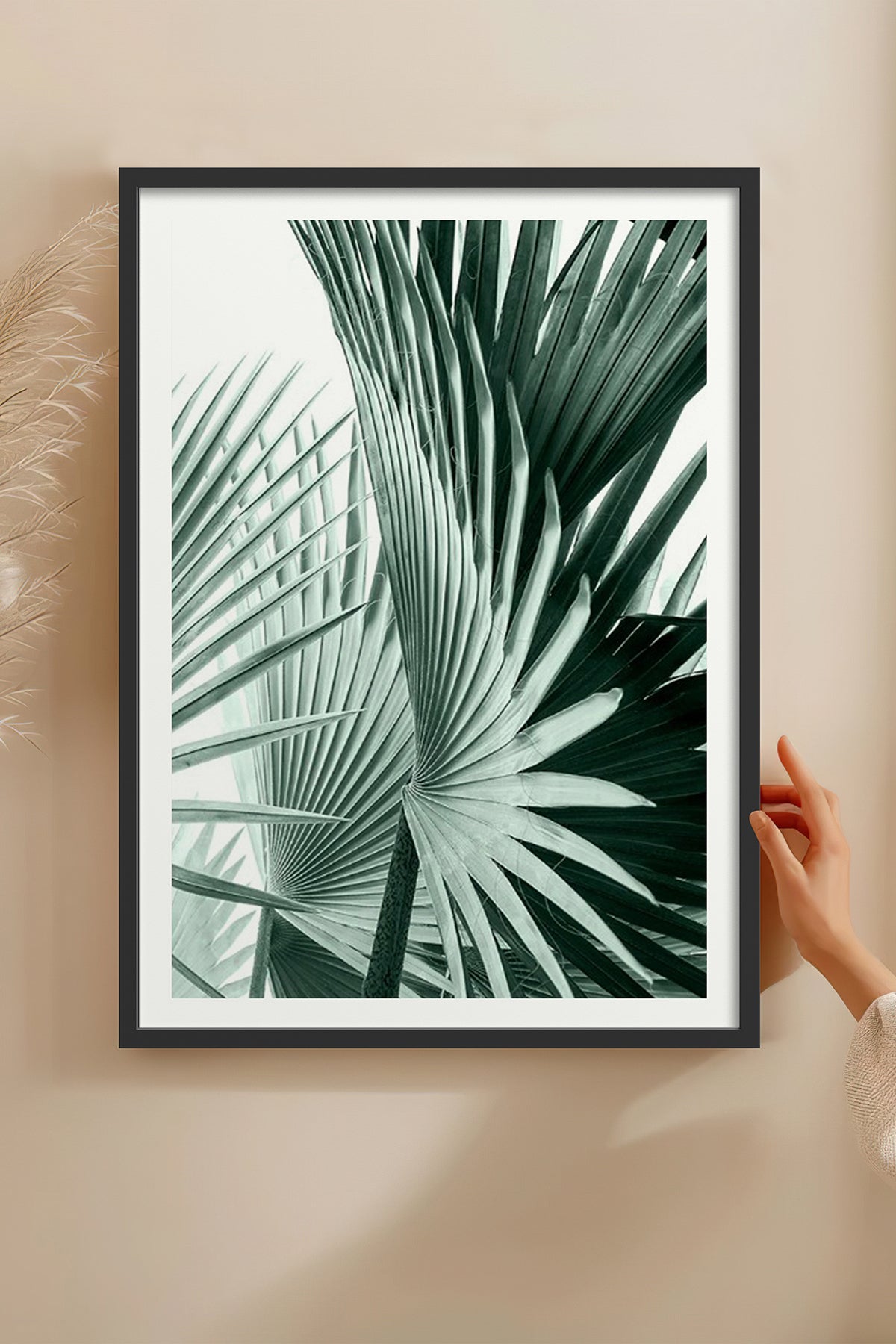 HOMEPACK Ahşap Çerçeveli Tablo Çerçeveli Poster Sanatsal Modern Duvar Dekoru BEK-8065