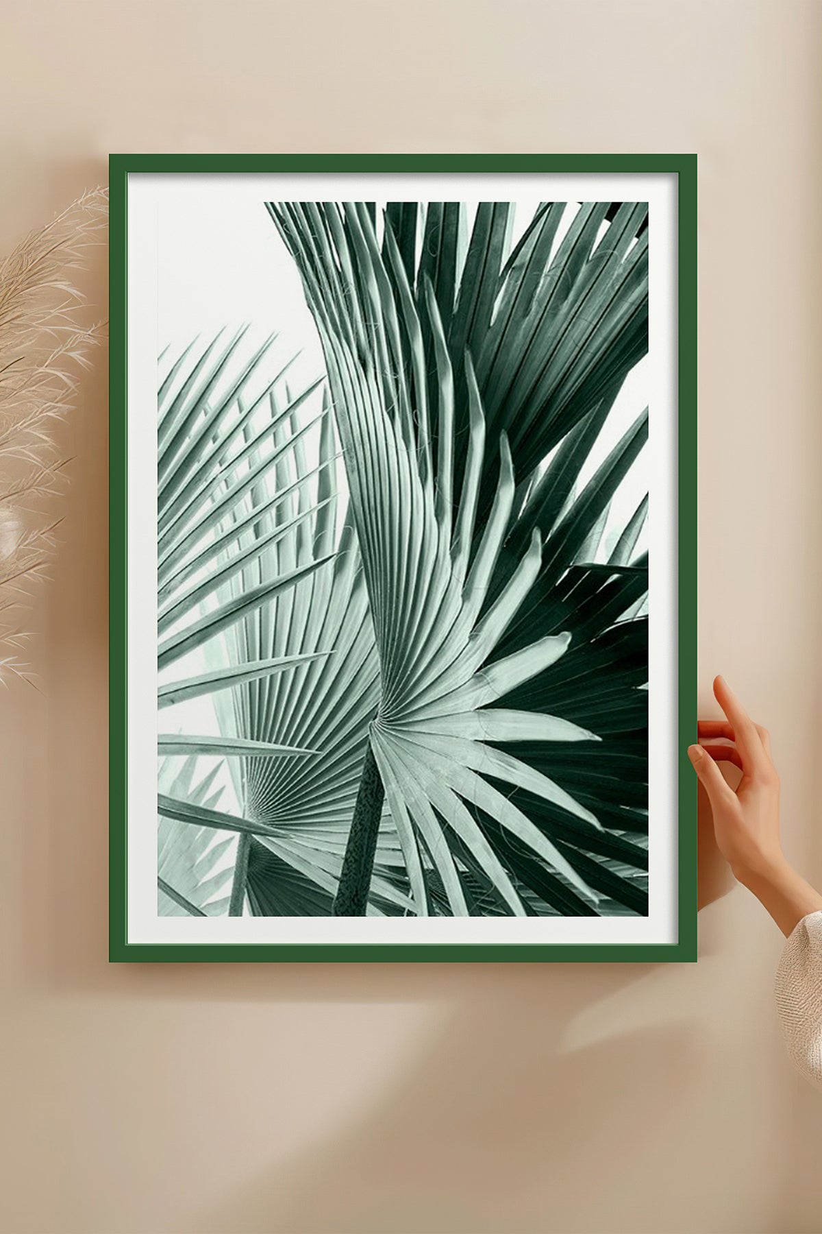 HOMEPACK Ahşap Çerçeveli Tablo Çerçeveli Poster Sanatsal Modern Duvar Dekoru BEK-8065
