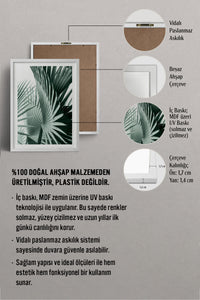 HOMEPACK Ahşap Çerçeveli Tablo Çerçeveli Poster Sanatsal Modern Duvar Dekoru BEK-8065