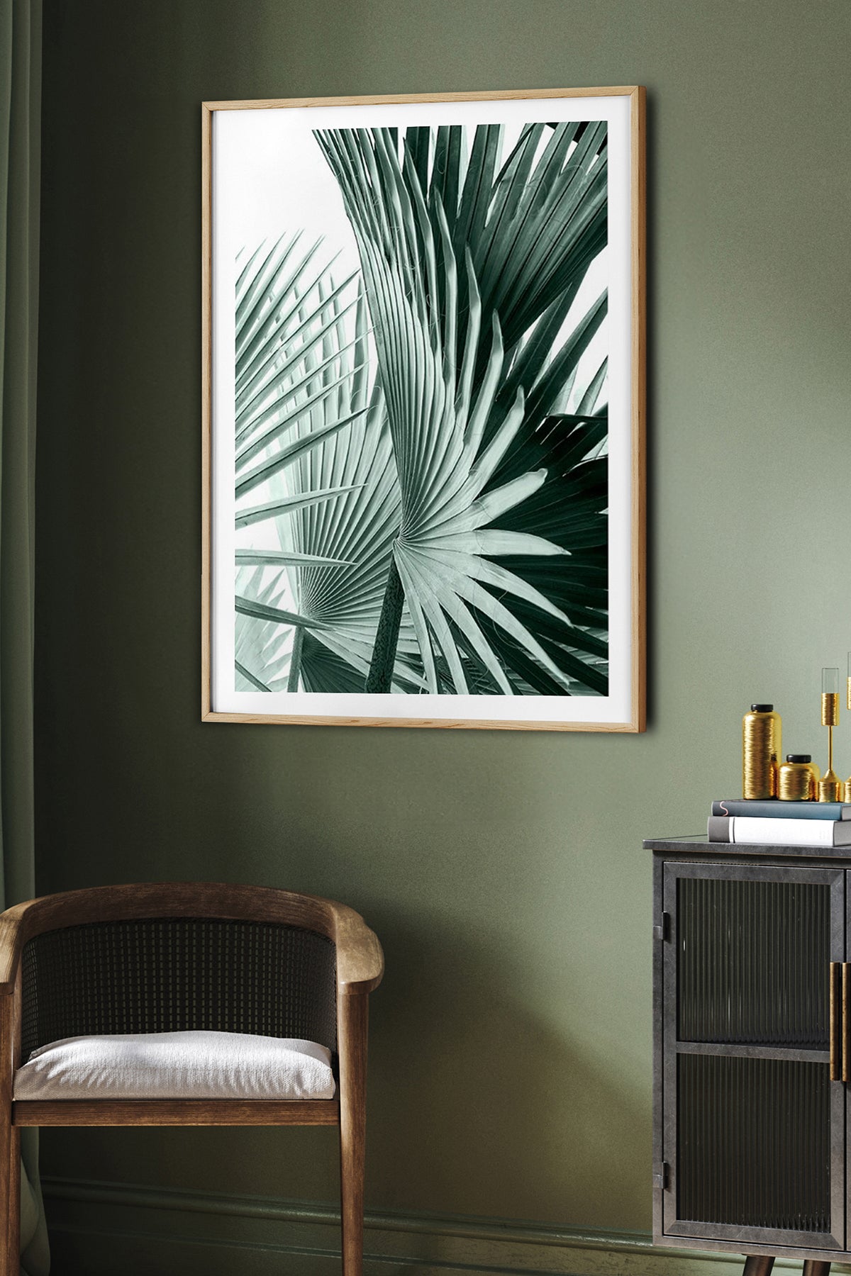 HOMEPACK Ahşap Çerçeveli Tablo Çerçeveli Poster Sanatsal Modern Duvar Dekoru BEK-8065