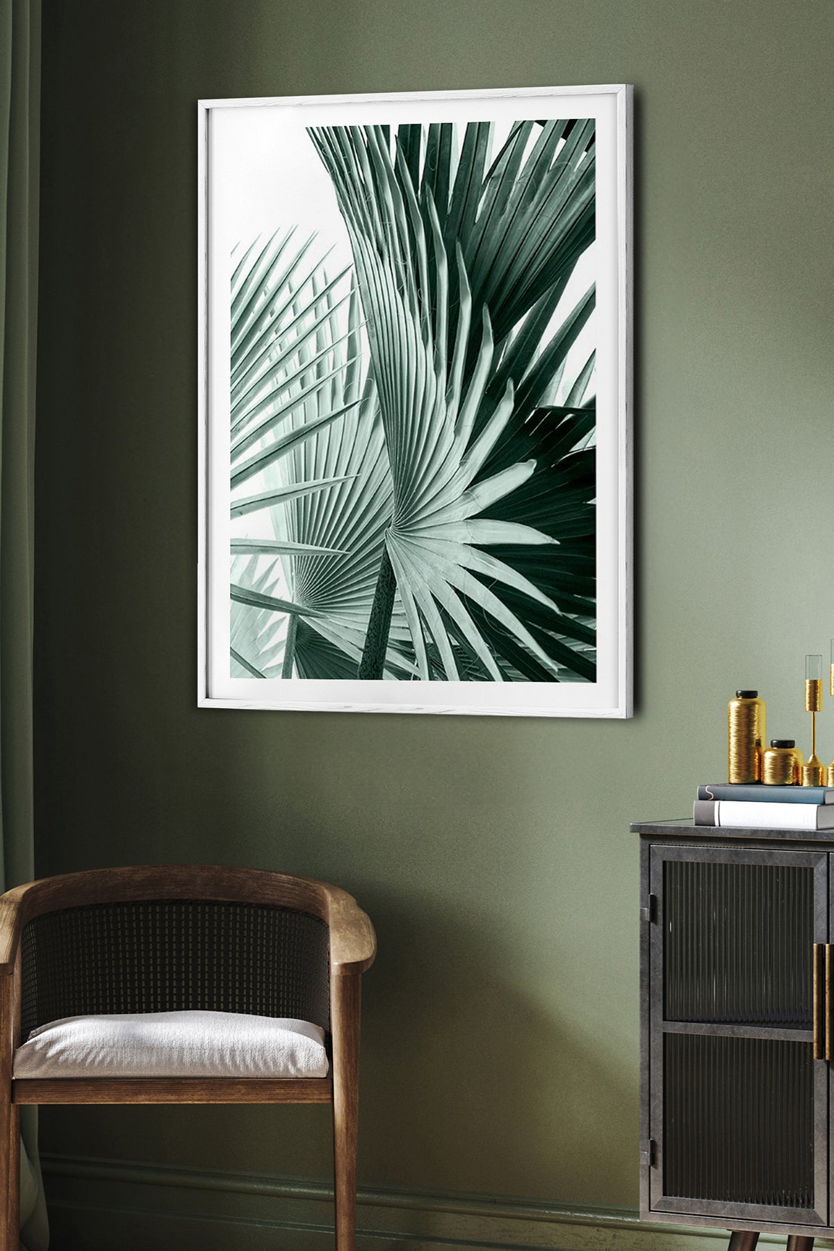 HOMEPACK Ahşap Çerçeveli Tablo Çerçeveli Poster Sanatsal Modern Duvar Dekoru BEK-8065