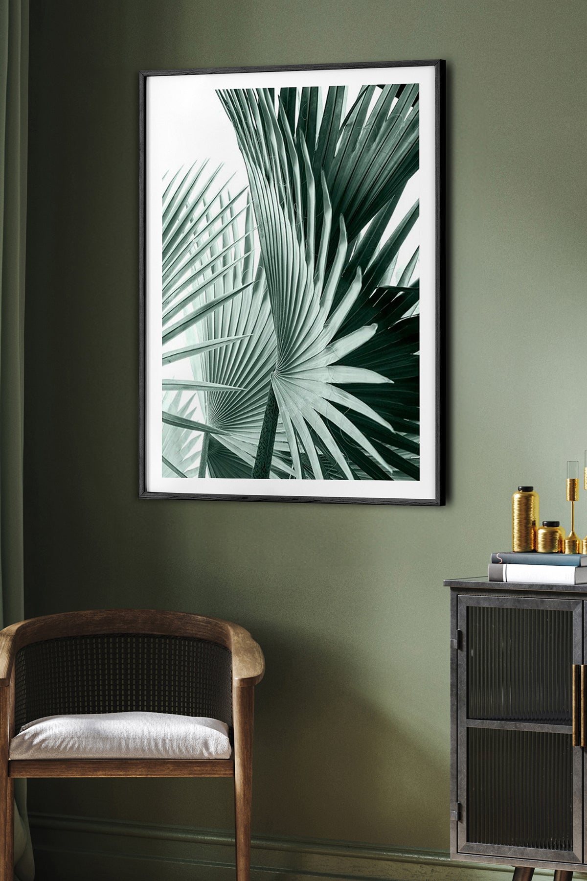 HOMEPACK Ahşap Çerçeveli Tablo Çerçeveli Poster Sanatsal Modern Duvar Dekoru BEK-8065