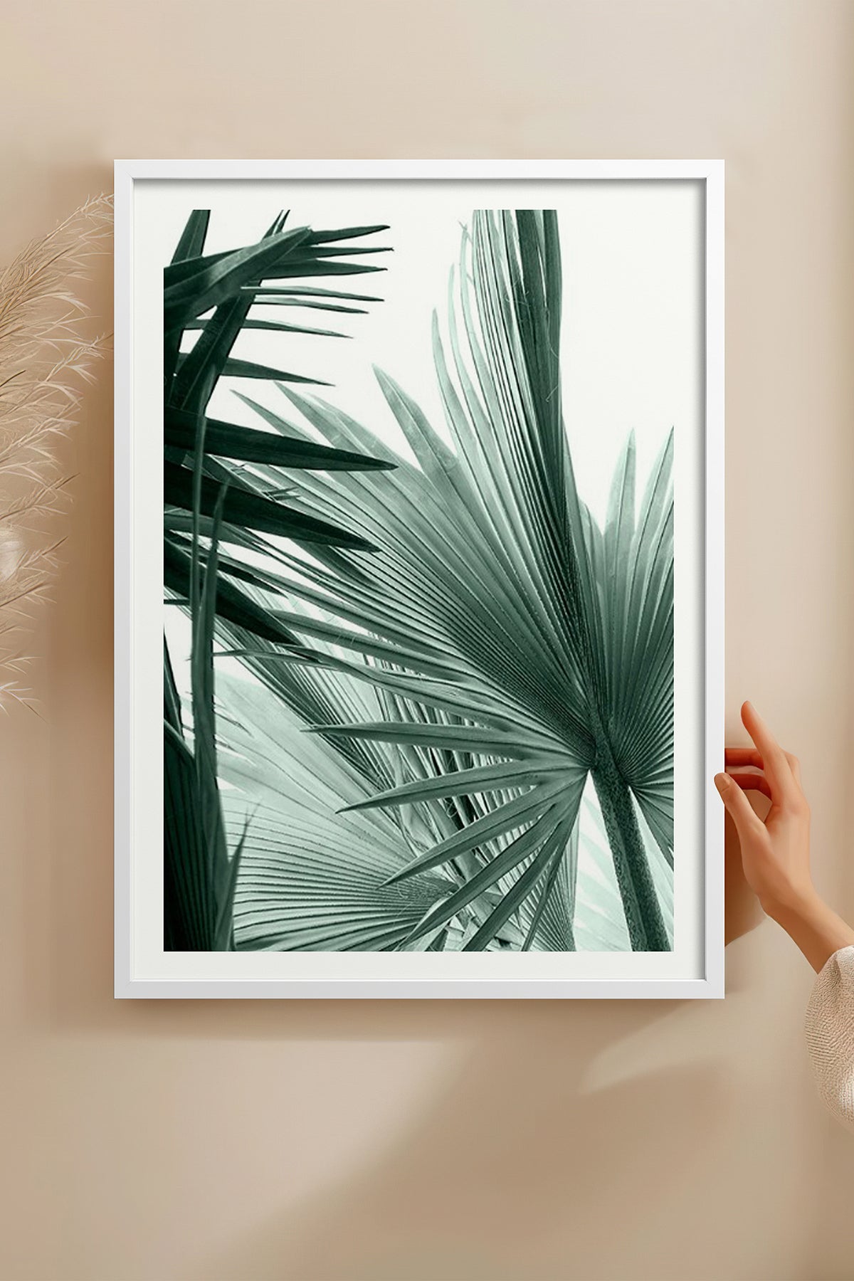 HOMEPACK Ahşap Çerçeveli Tablo Çerçeveli Poster Sanatsal Modern Duvar Dekoru BEK-8066