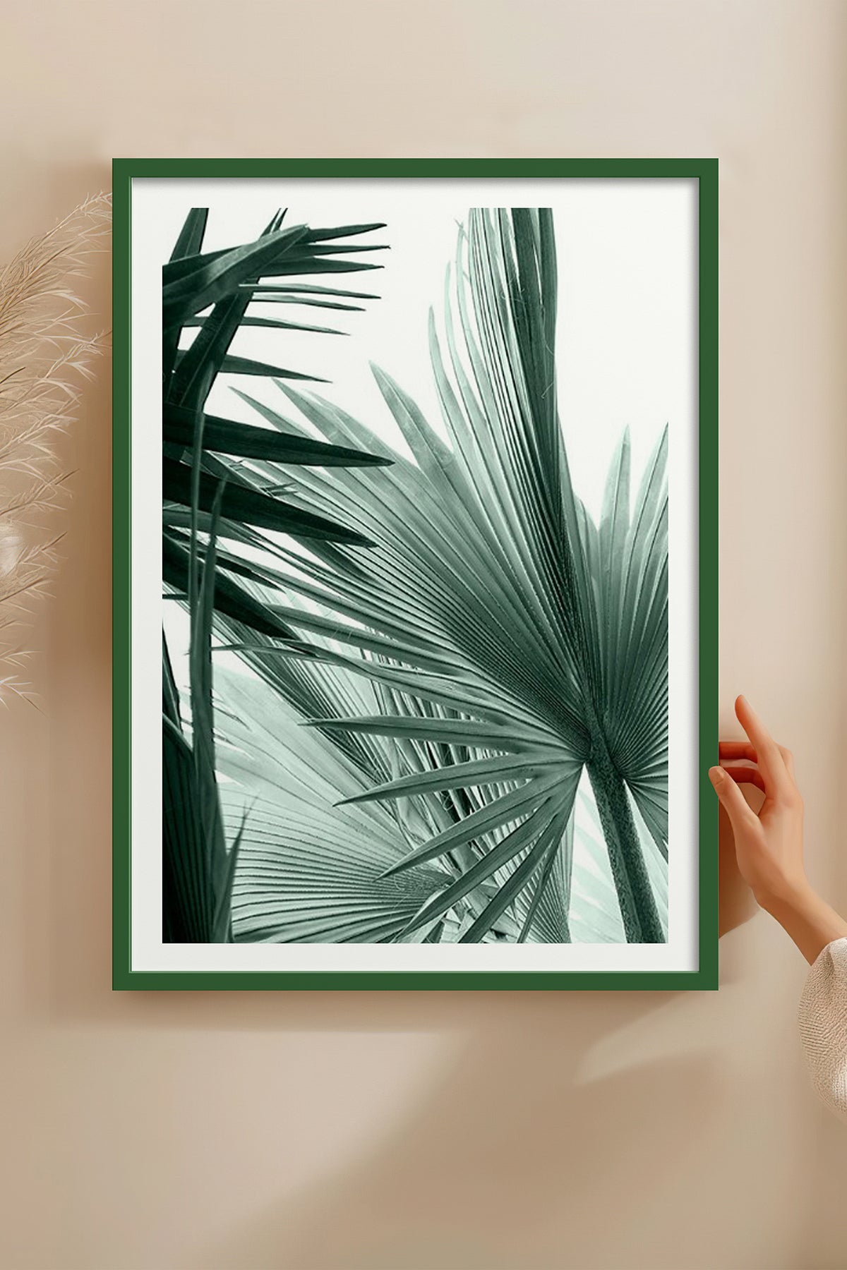 HOMEPACK Ahşap Çerçeveli Tablo Çerçeveli Poster Sanatsal Modern Duvar Dekoru BEK-8066