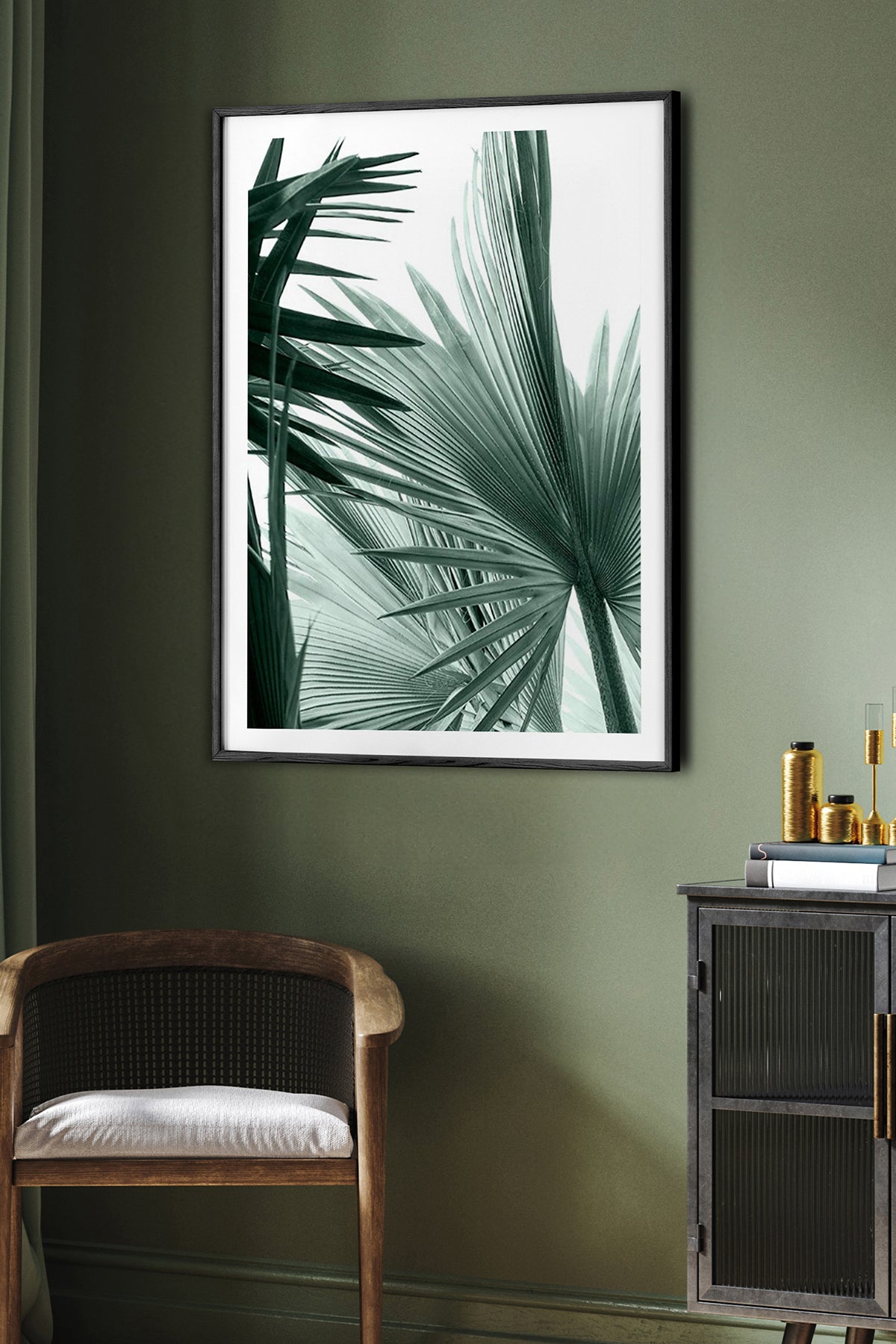 HOMEPACK Ahşap Çerçeveli Tablo Çerçeveli Poster Sanatsal Modern Duvar Dekoru BEK-8066