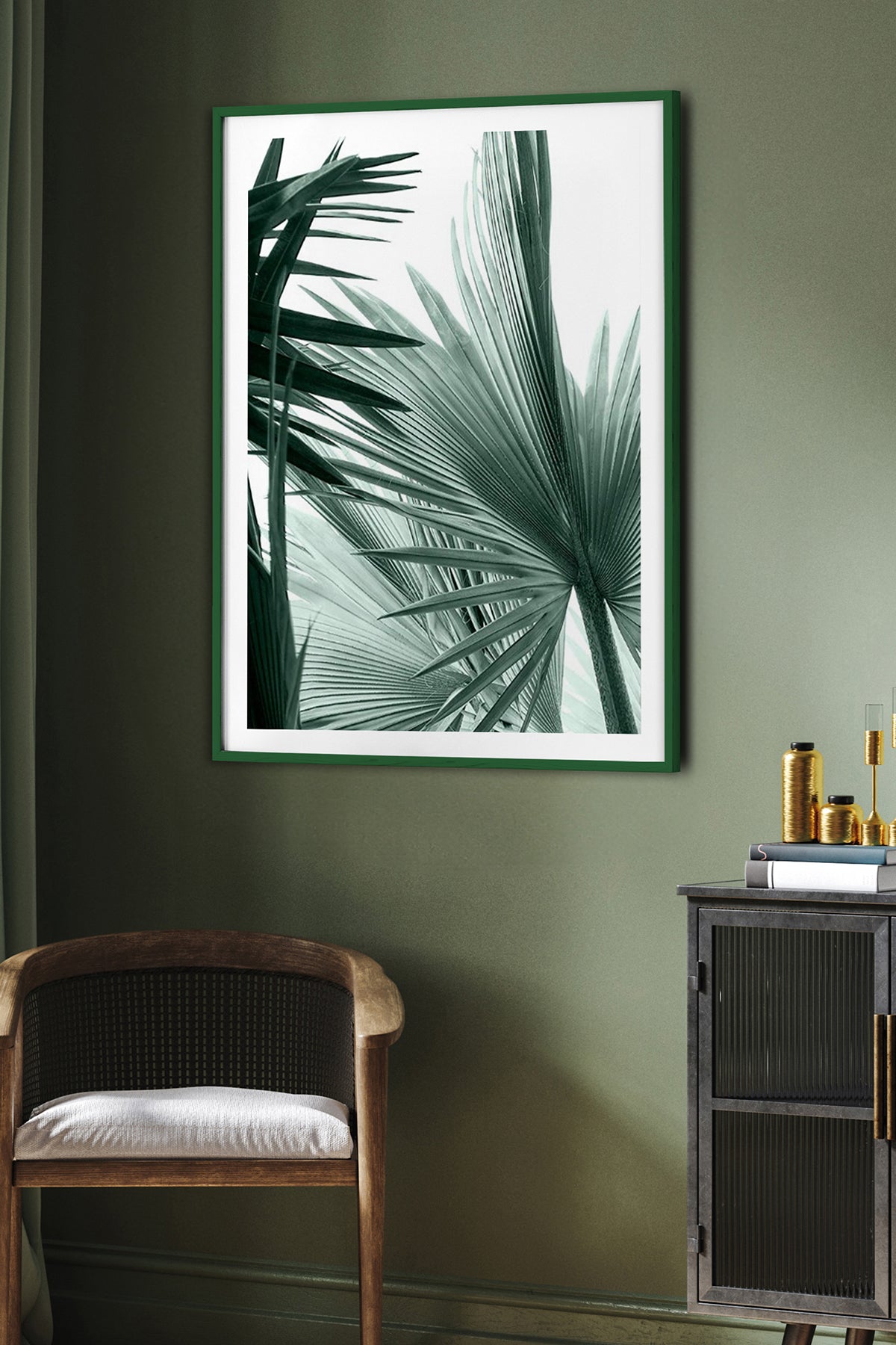 HOMEPACK Ahşap Çerçeveli Tablo Çerçeveli Poster Sanatsal Modern Duvar Dekoru BEK-8066