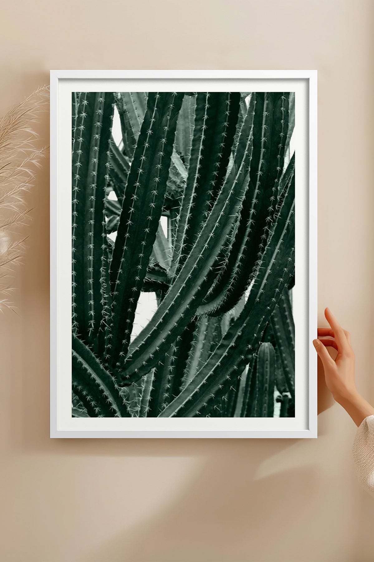 HOMEPACK Ahşap Çerçeveli Tablo Çerçeveli Poster Sanatsal Modern Duvar Dekoru BEK-8067