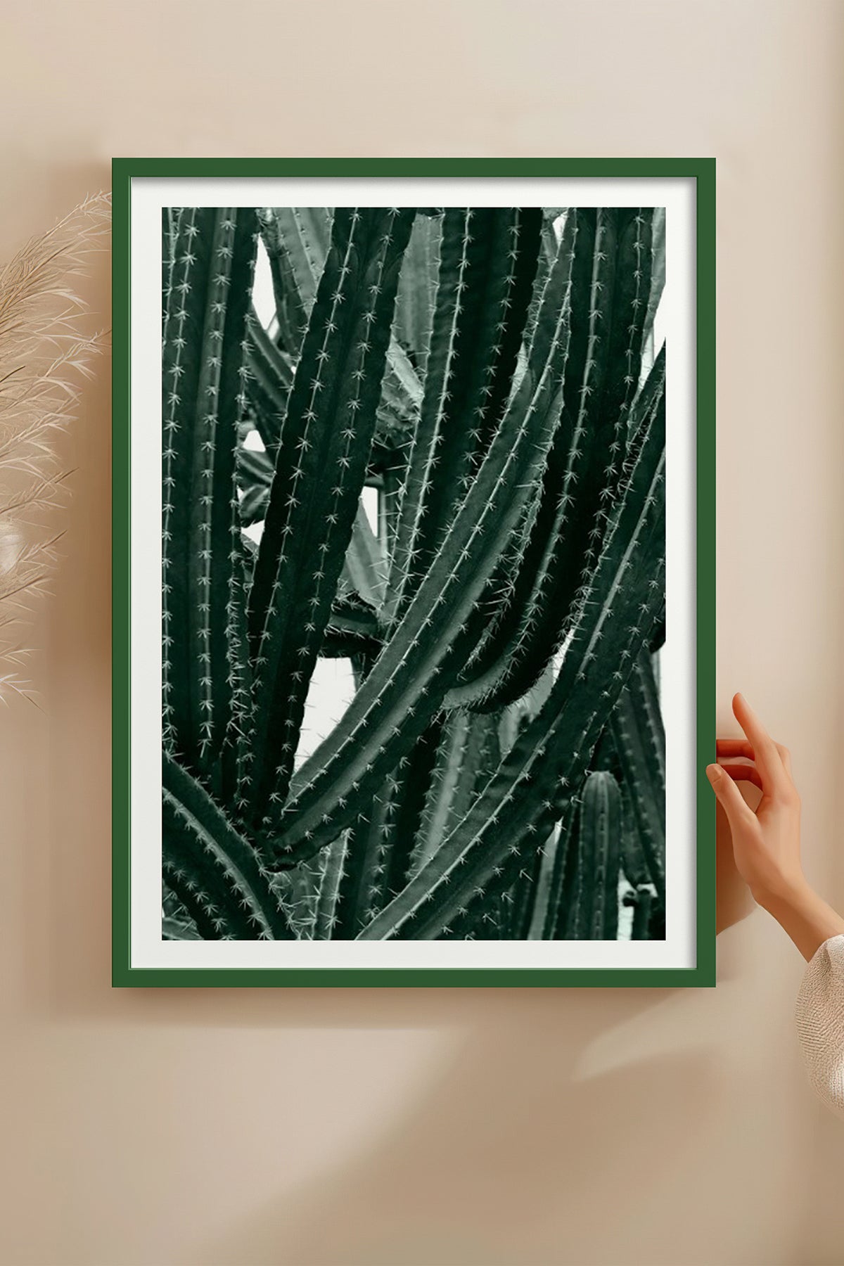 HOMEPACK Ahşap Çerçeveli Tablo Çerçeveli Poster Sanatsal Modern Duvar Dekoru BEK-8067