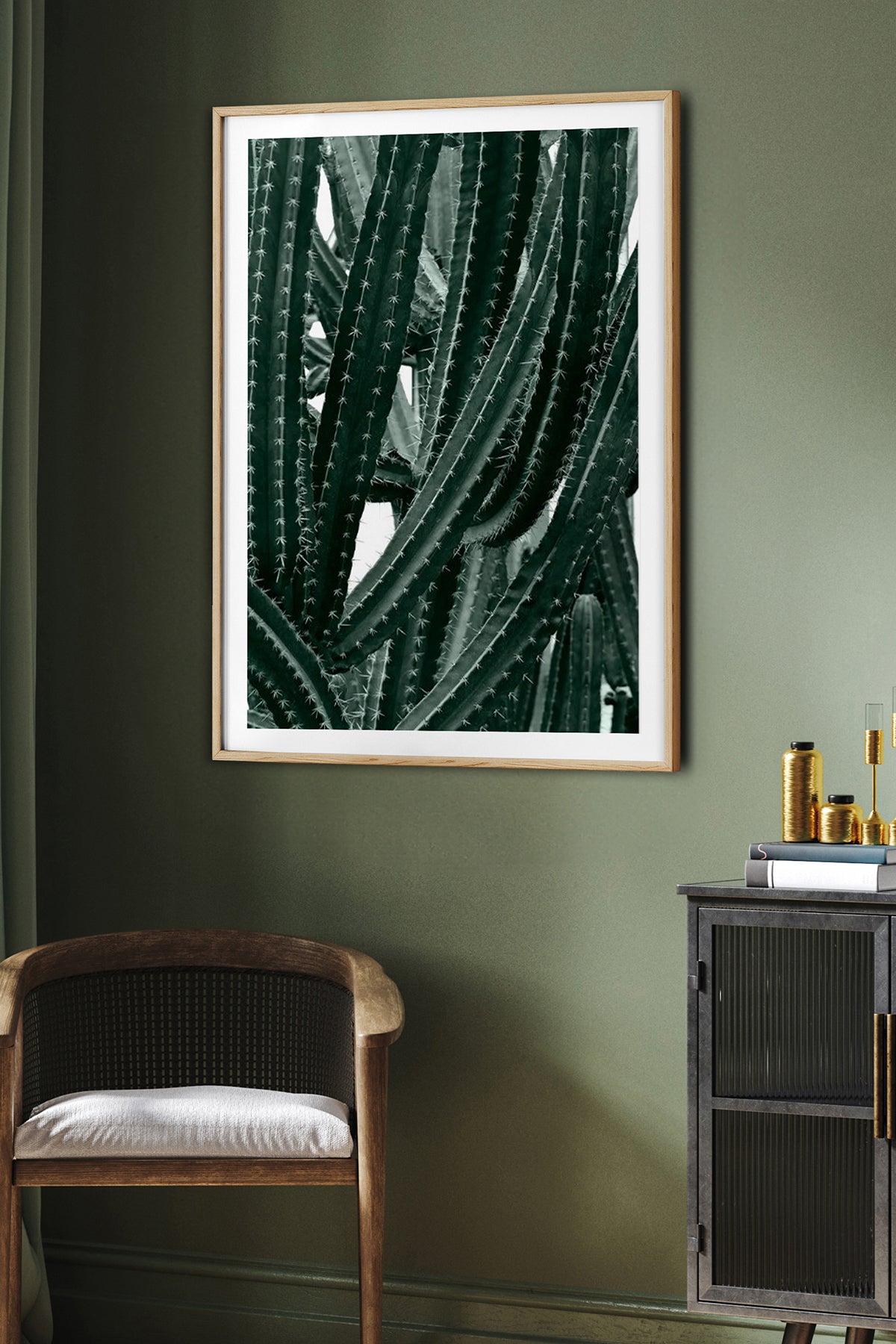 HOMEPACK Ahşap Çerçeveli Tablo Çerçeveli Poster Sanatsal Modern Duvar Dekoru BEK-8067