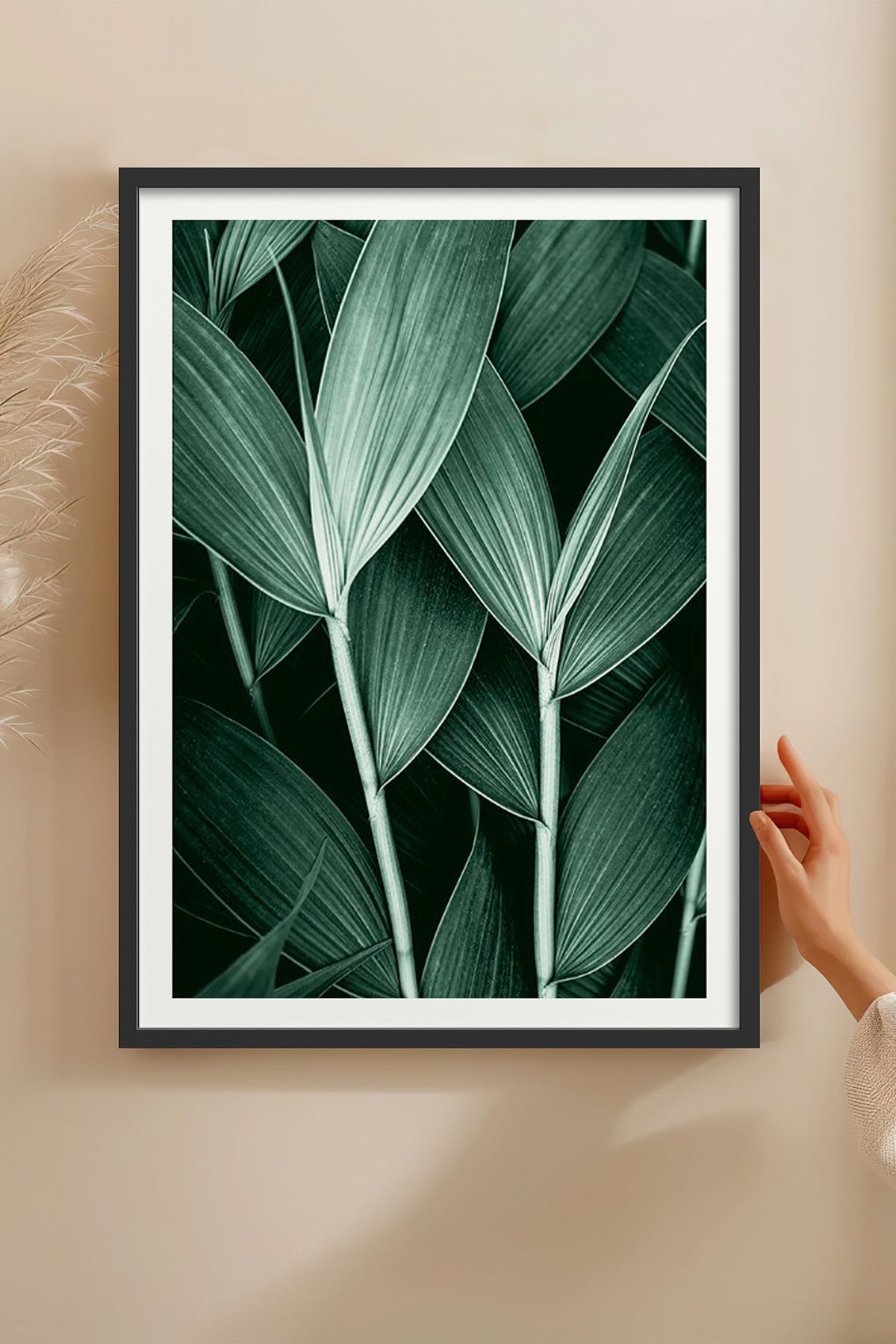 HOMEPACK Ahşap Çerçeveli Tablo Çerçeveli Poster Sanatsal Modern Duvar Dekoru BEK-8068