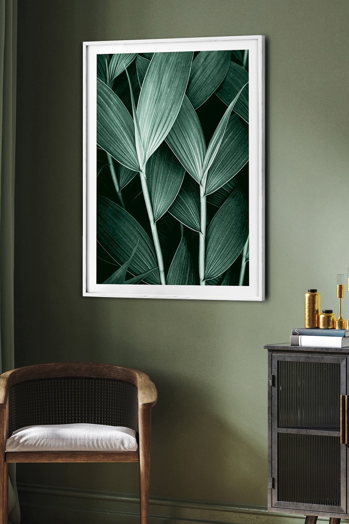 HOMEPACK Ahşap Çerçeveli Tablo Çerçeveli Poster Sanatsal Modern Duvar Dekoru BEK-8068