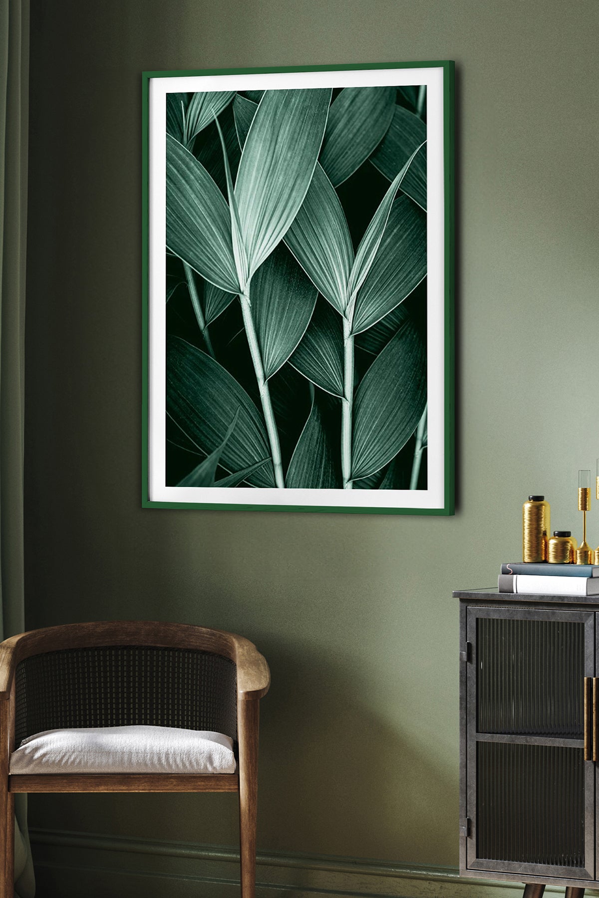 HOMEPACK Ahşap Çerçeveli Tablo Çerçeveli Poster Sanatsal Modern Duvar Dekoru BEK-8068