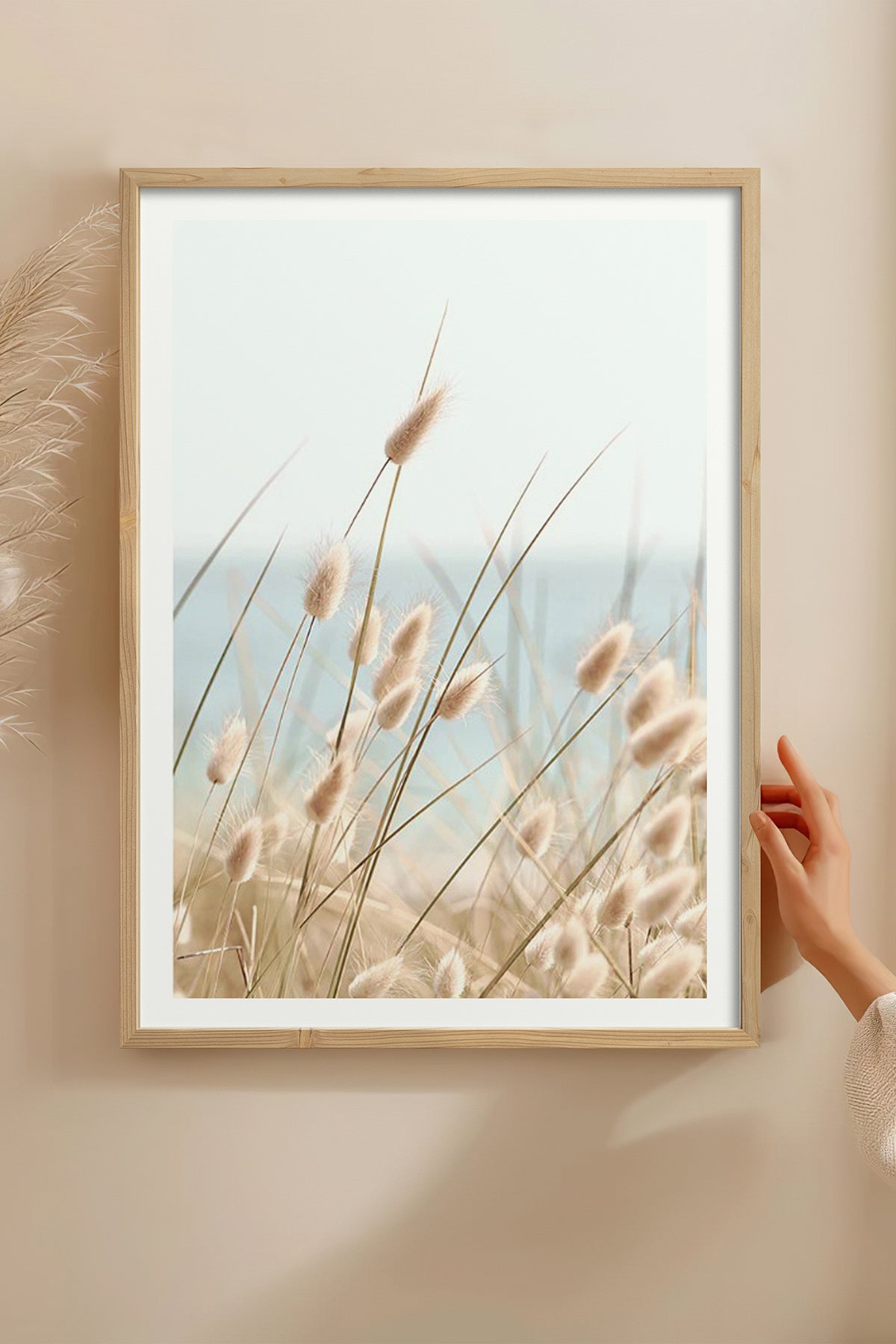 HOMEPACK Ahşap Çerçeveli Tablo Çerçeveli Poster Sanatsal Modern Duvar Dekoru BEK-8069