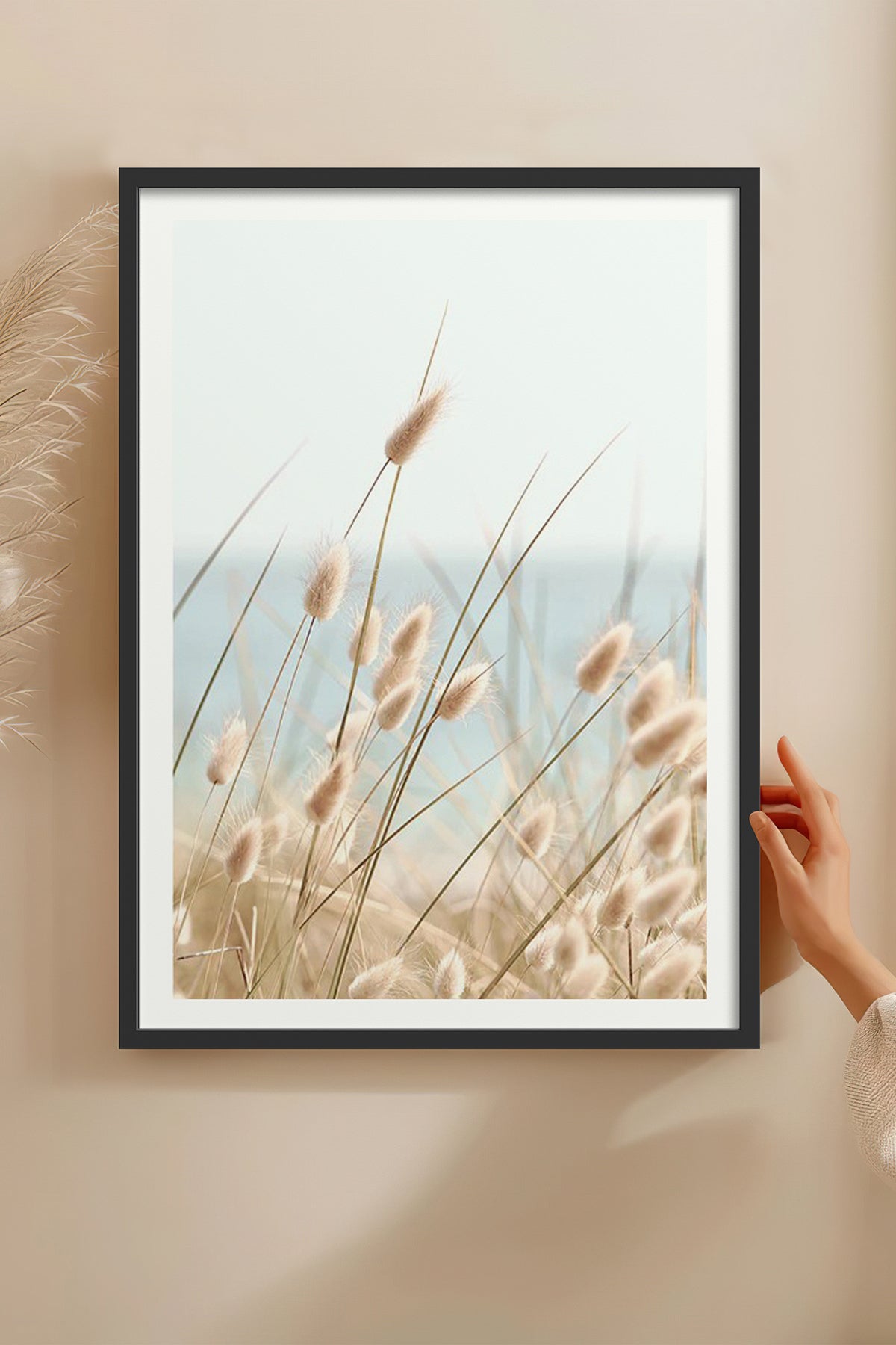 HOMEPACK Ahşap Çerçeveli Tablo Çerçeveli Poster Sanatsal Modern Duvar Dekoru BEK-8069