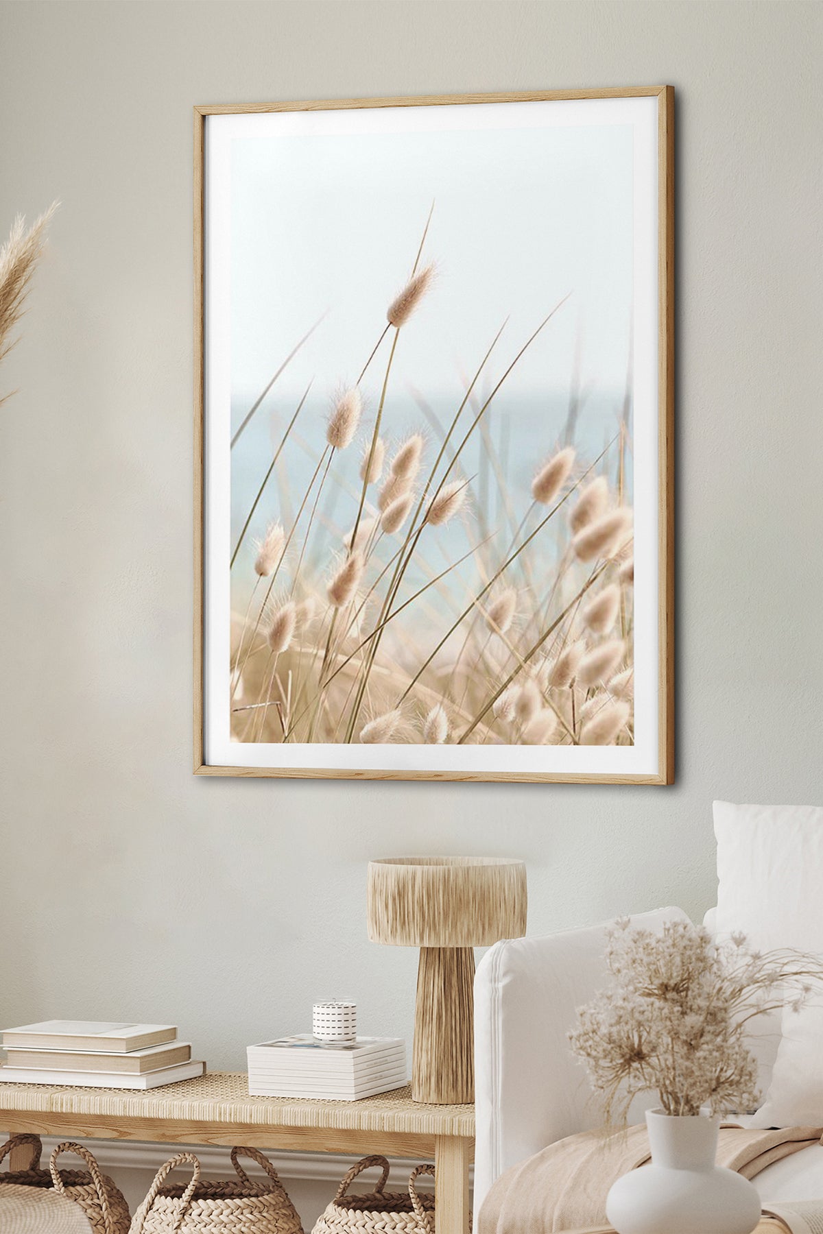 HOMEPACK Ahşap Çerçeveli Tablo Çerçeveli Poster Sanatsal Modern Duvar Dekoru BEK-8069