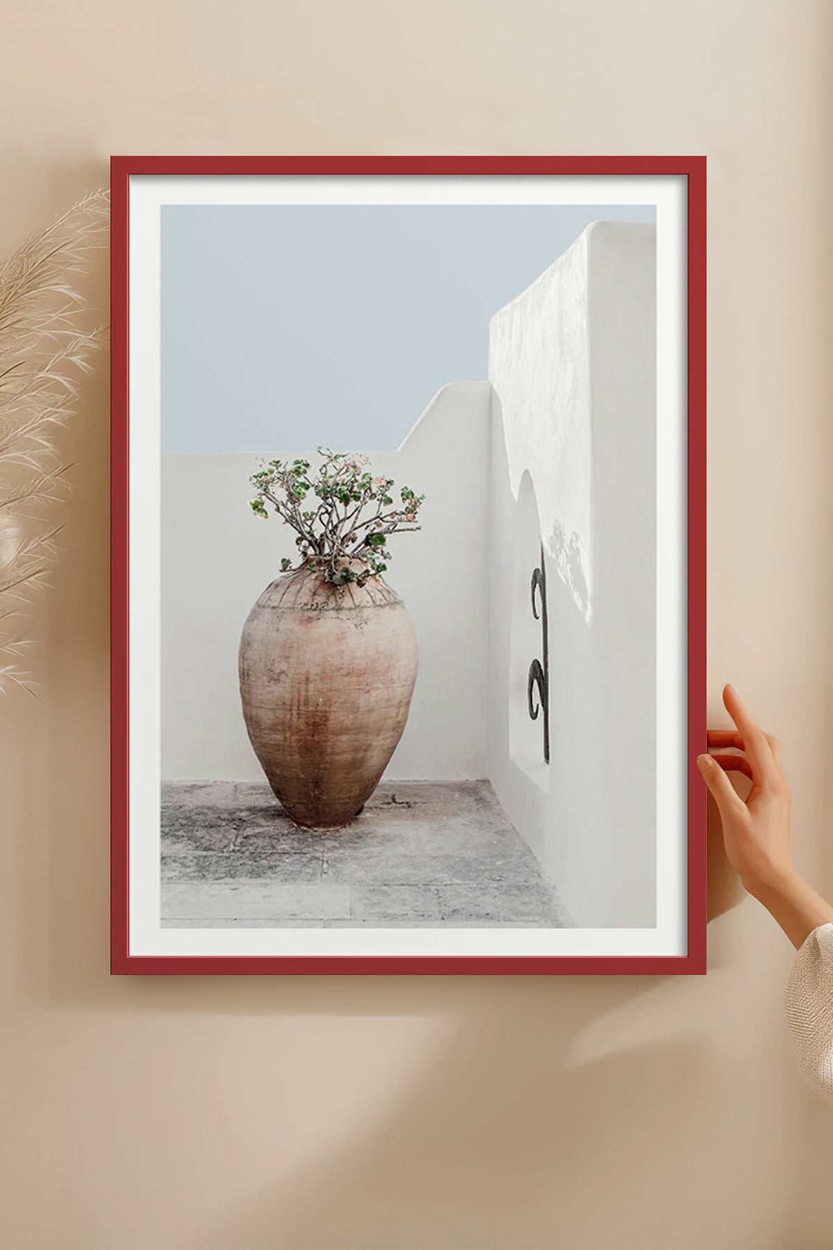 HOMEPACK Ahşap Çerçeveli Tablo Çerçeveli Poster Sanatsal Modern Duvar Dekoru BEK-8070