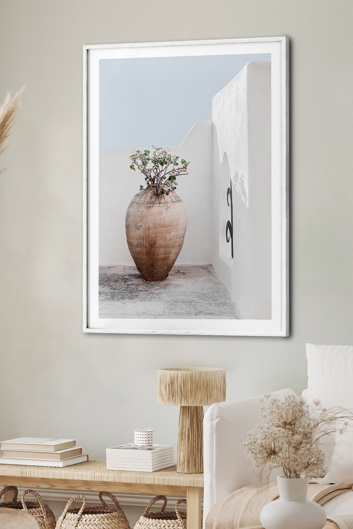 HOMEPACK Ahşap Çerçeveli Tablo Çerçeveli Poster Sanatsal Modern Duvar Dekoru BEK-8070