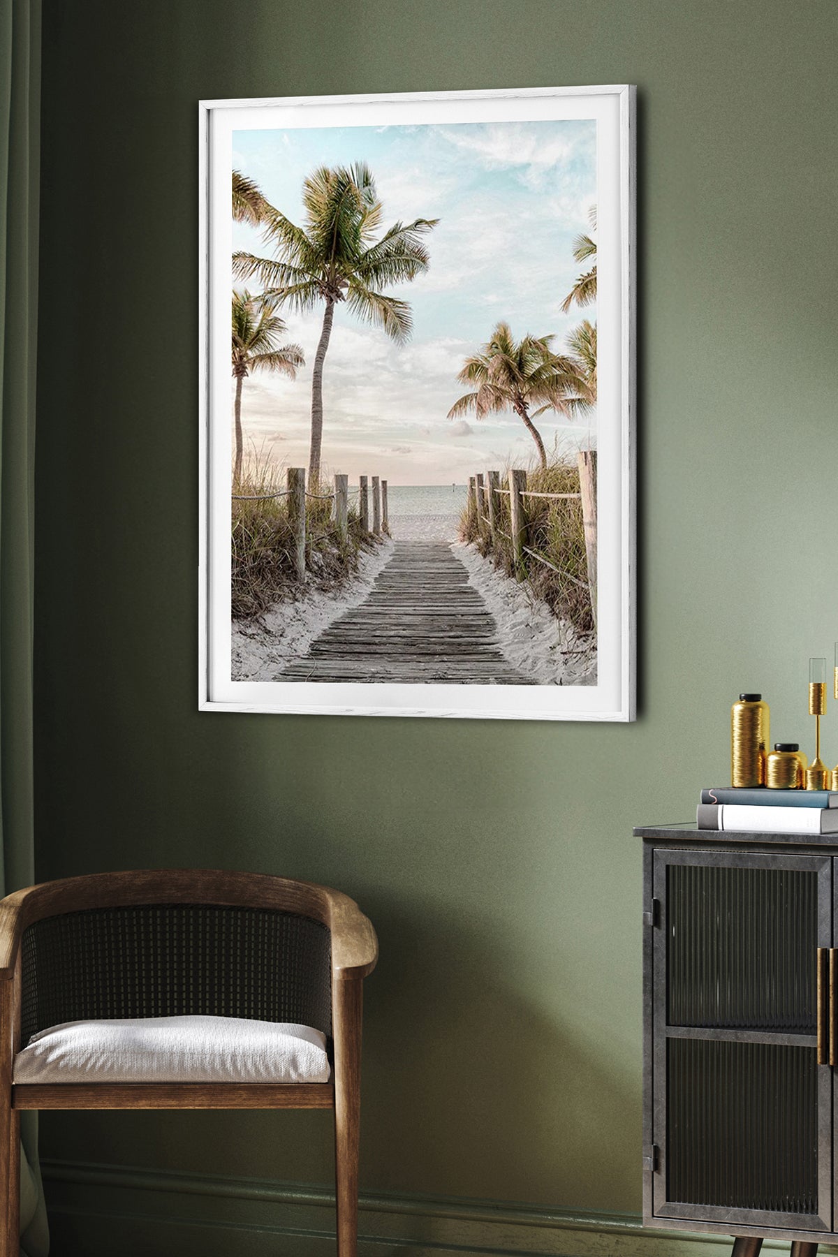 HOMEPACK Ahşap Çerçeveli Tablo Çerçeveli Poster Sanatsal Modern Duvar Dekoru BEK-8072