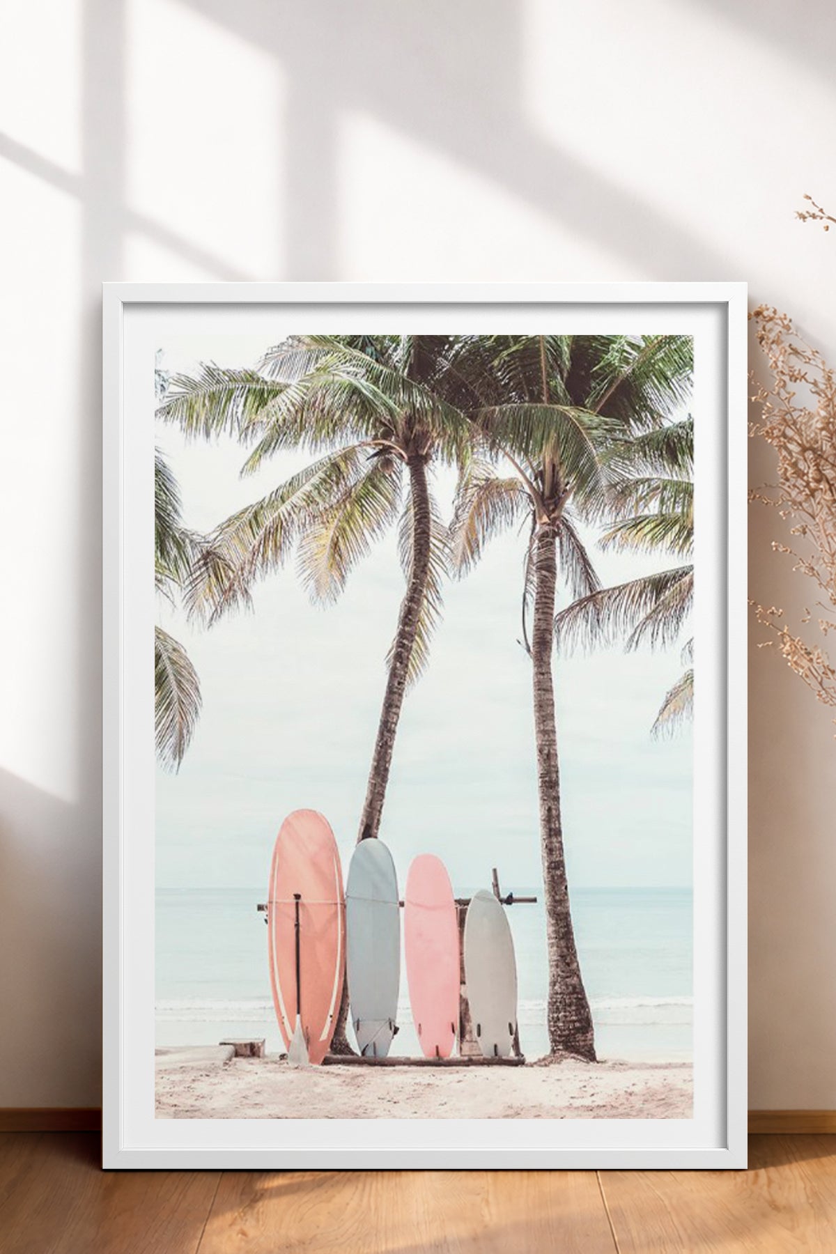 HOMEPACK Ahşap Çerçeveli Tablo Çerçeveli Poster Sanatsal Modern Duvar Dekoru BEK-8073