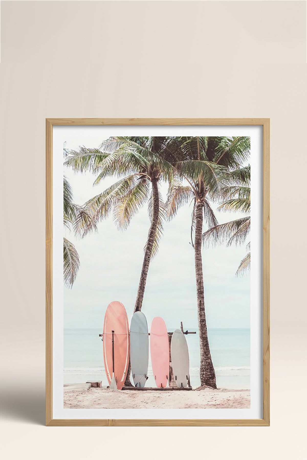HOMEPACK Ahşap Çerçeveli Tablo Çerçeveli Poster Sanatsal Modern Duvar Dekoru BEK-8073