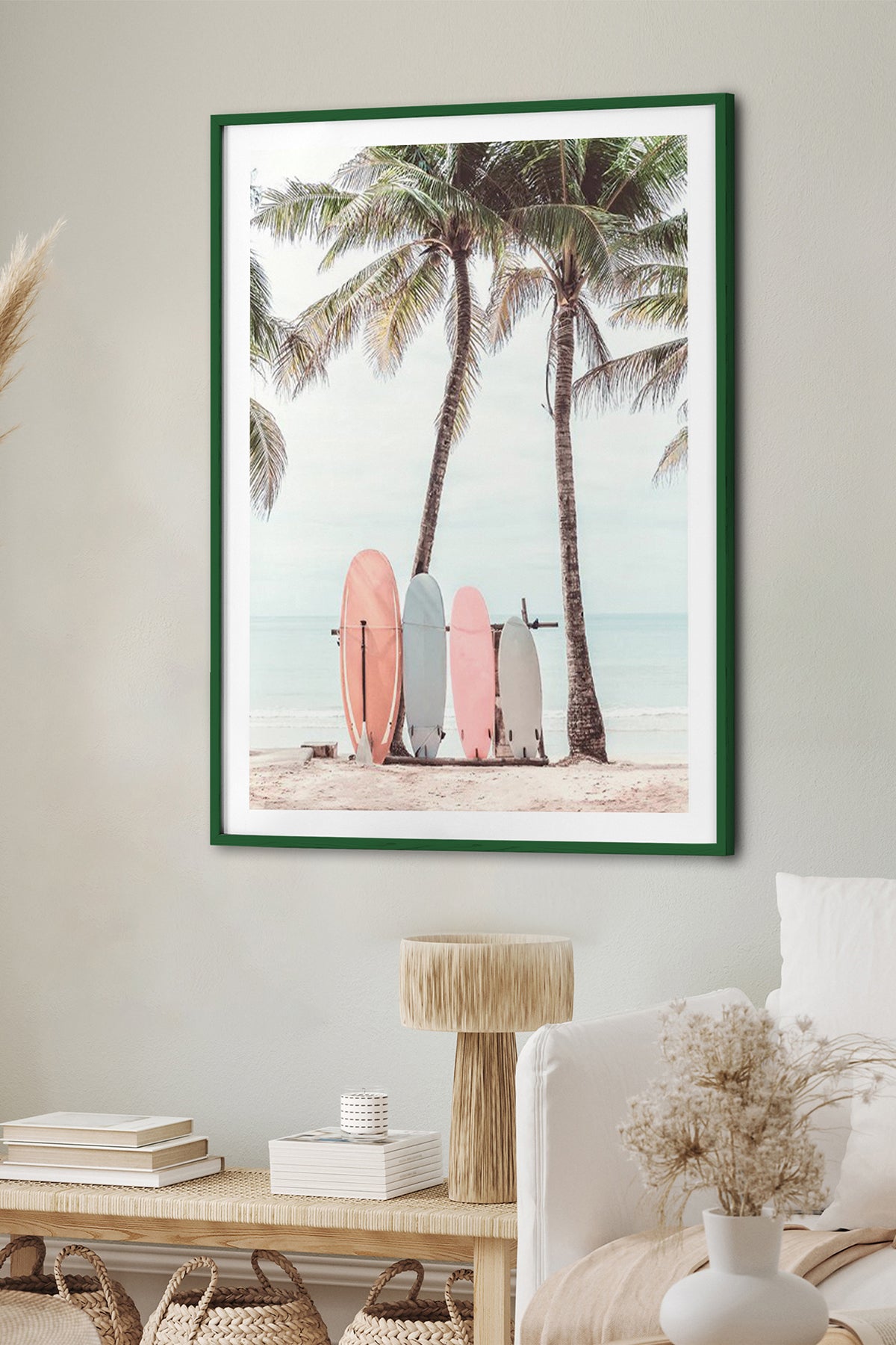 HOMEPACK Ahşap Çerçeveli Tablo Çerçeveli Poster Sanatsal Modern Duvar Dekoru BEK-8073