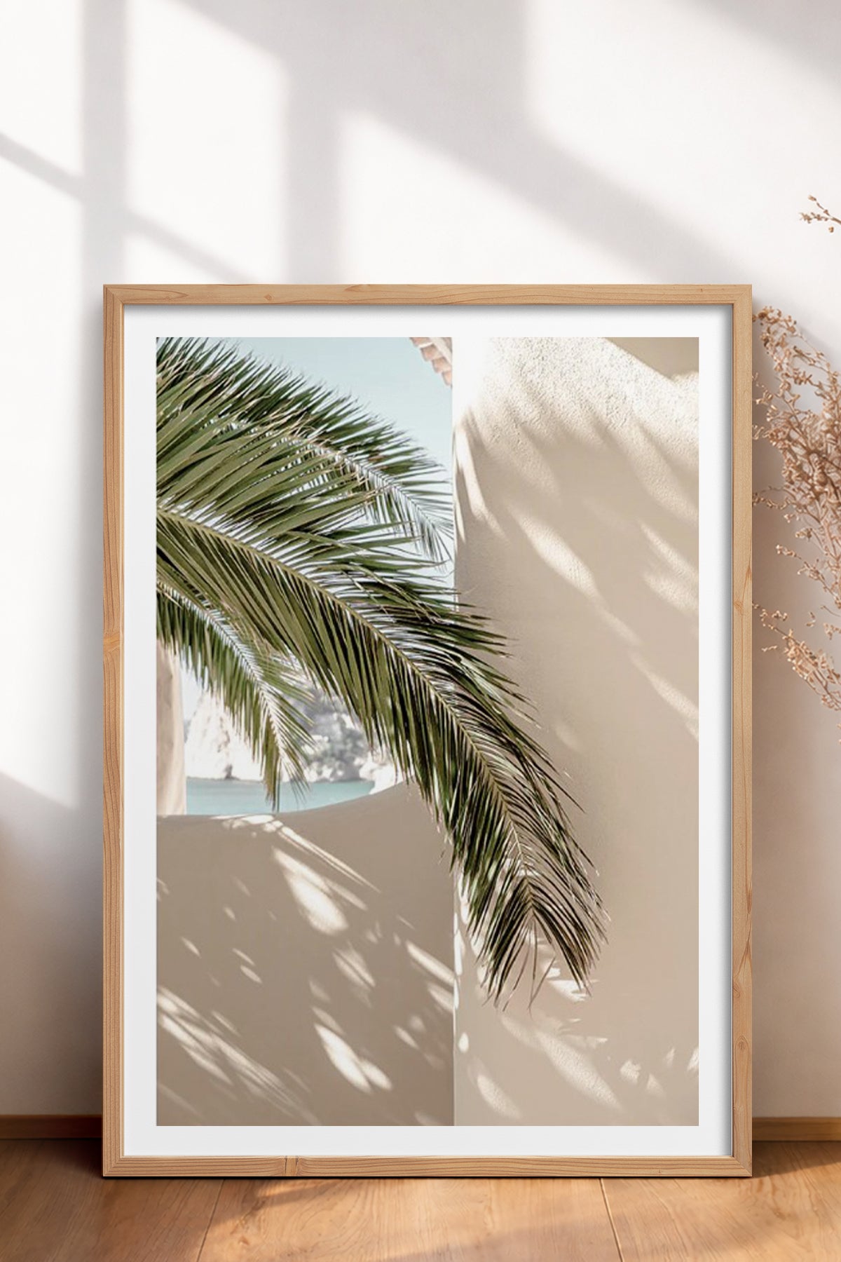 HOMEPACK Ahşap Çerçeveli Tablo Çerçeveli Poster Sanatsal Modern Duvar Dekoru BEK-8074