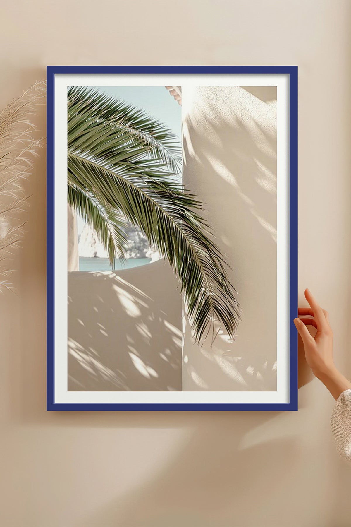 HOMEPACK Ahşap Çerçeveli Tablo Çerçeveli Poster Sanatsal Modern Duvar Dekoru BEK-8074
