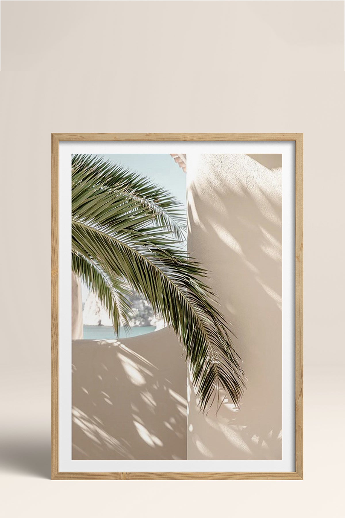 HOMEPACK Ahşap Çerçeveli Tablo Çerçeveli Poster Sanatsal Modern Duvar Dekoru BEK-8074