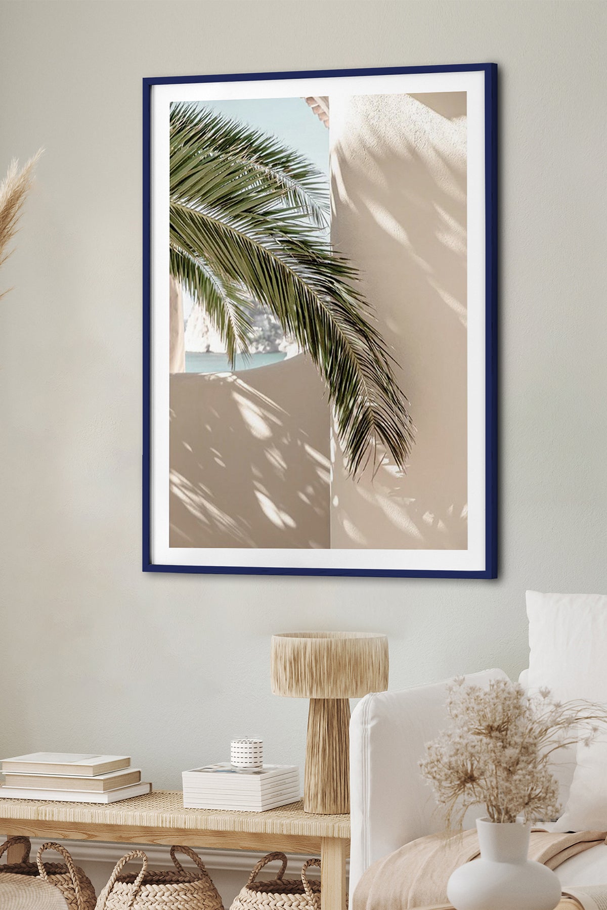 HOMEPACK Ahşap Çerçeveli Tablo Çerçeveli Poster Sanatsal Modern Duvar Dekoru BEK-8074