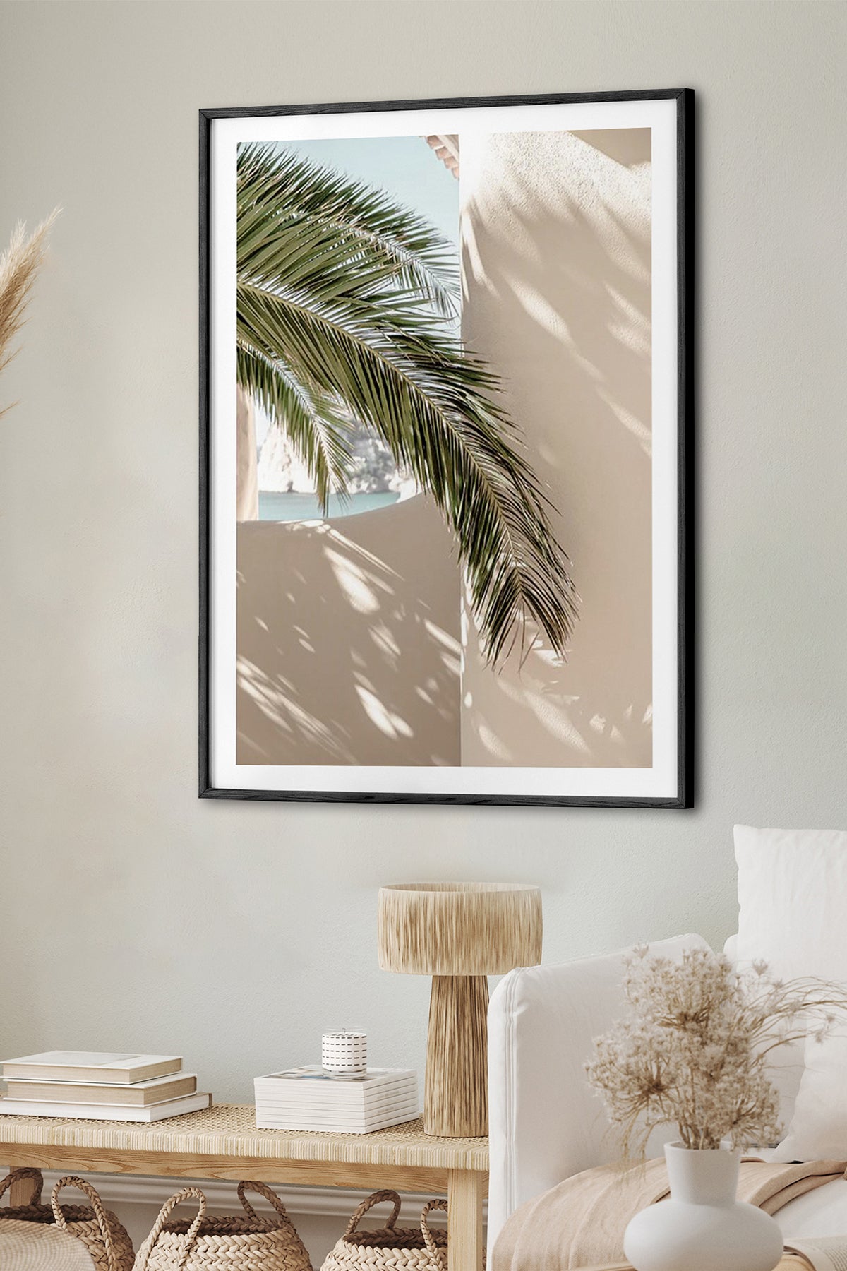 HOMEPACK Ahşap Çerçeveli Tablo Çerçeveli Poster Sanatsal Modern Duvar Dekoru BEK-8074